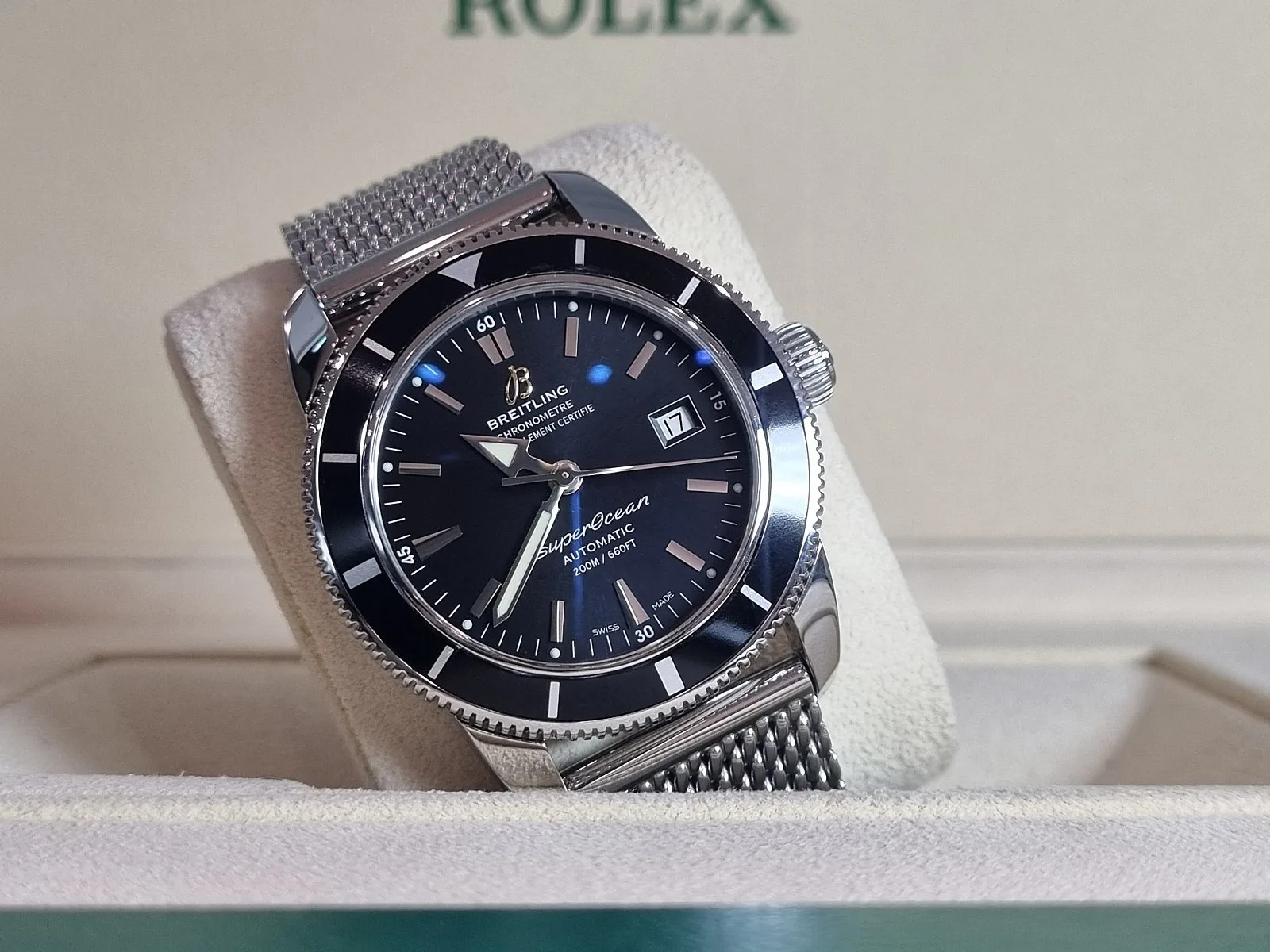 브라이틀링 슈퍼오션 헤리티지 검판 42MM 2017 사진 2
