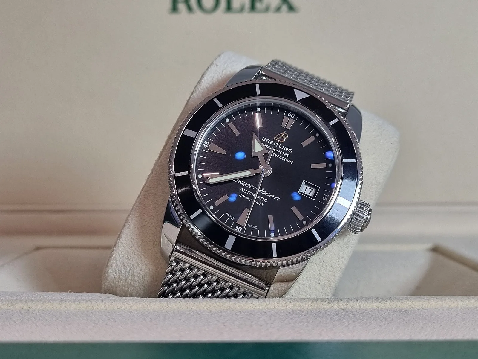 브라이틀링 슈퍼오션 헤리티지 검판 42MM 2017 사진 8