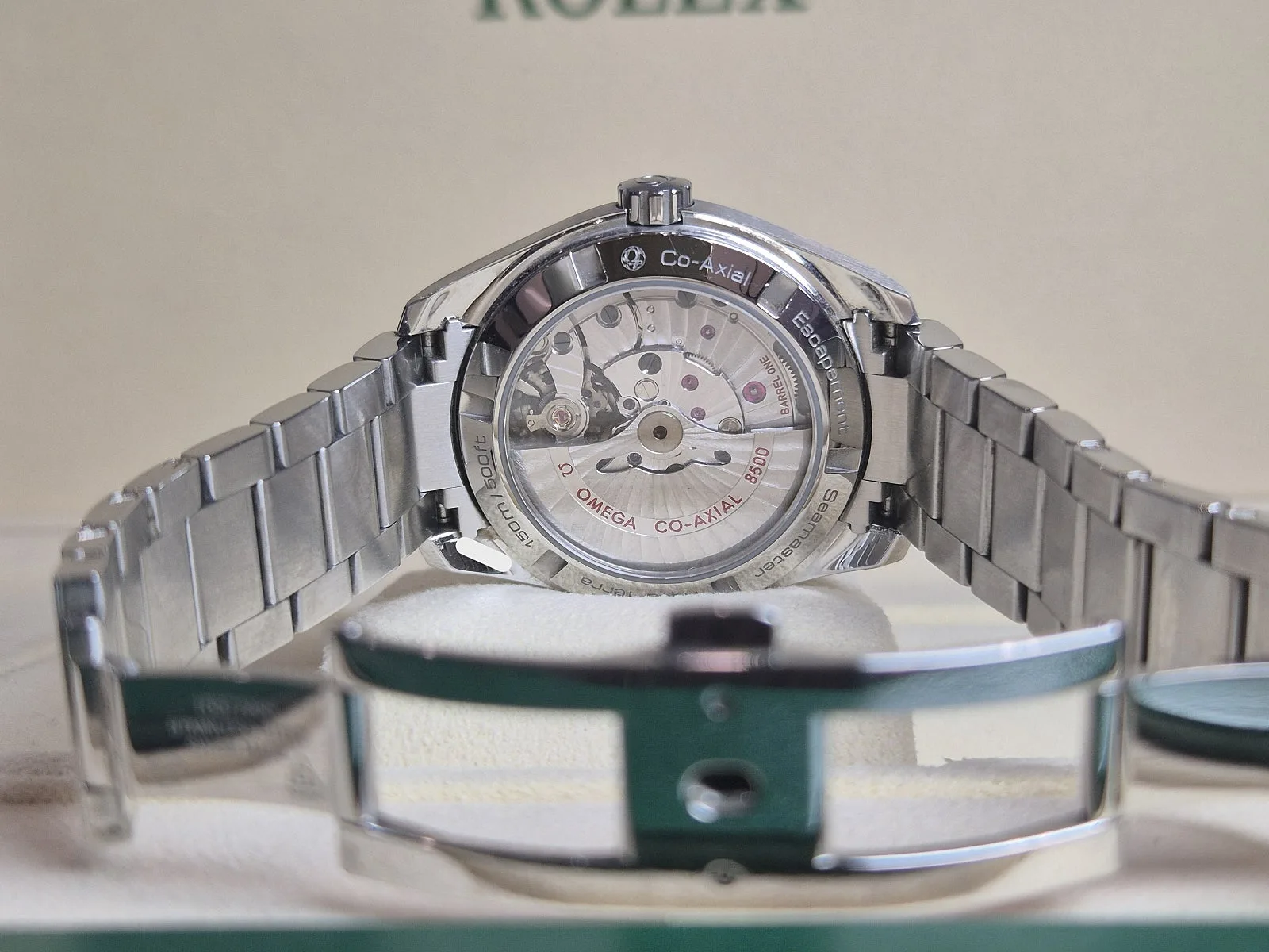오메가 씨마스터 아쿠아테라 그레이 39MM 2012 사진 4