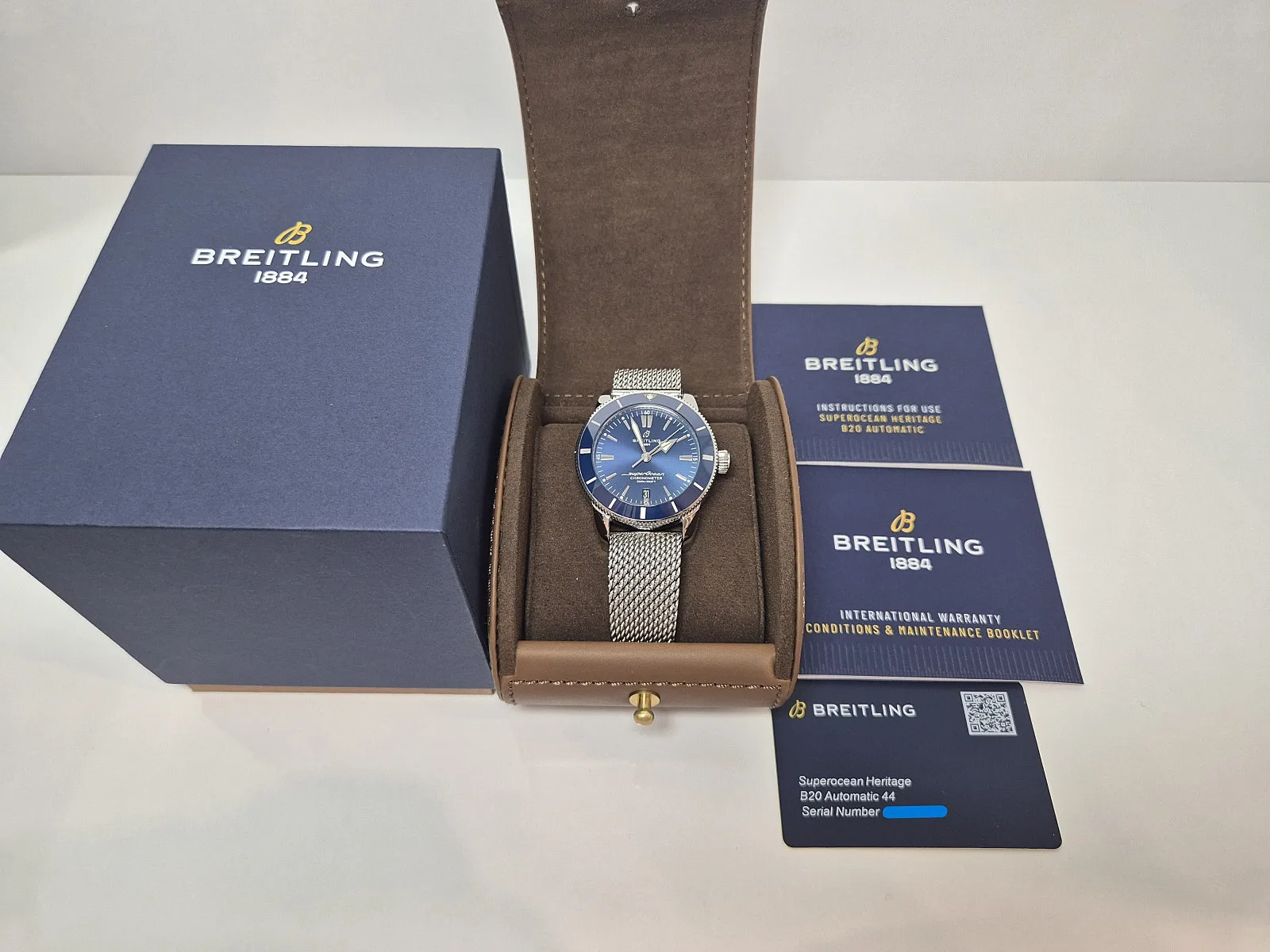 브라이틀링 슈퍼오션 헤리티지2 44mm 청판 2021 사진 4