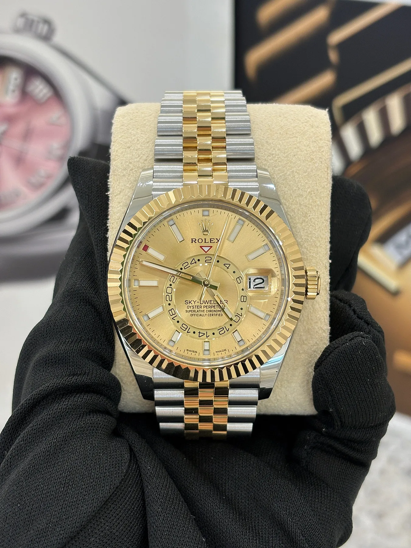 롤렉스 스카이드웰러 콤비 쥬빌레 샴페인 42mm 326933 2022 사진 2