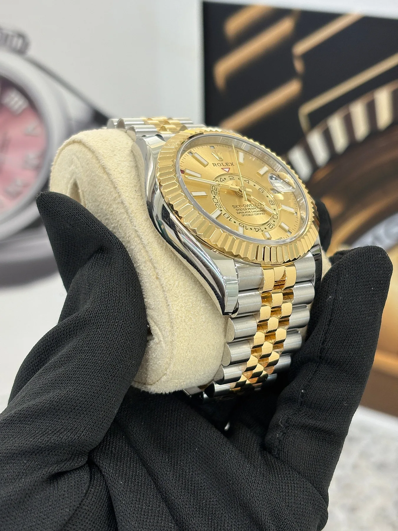 롤렉스 스카이드웰러 콤비 쥬빌레 샴페인 42mm 326933 2022 사진 7