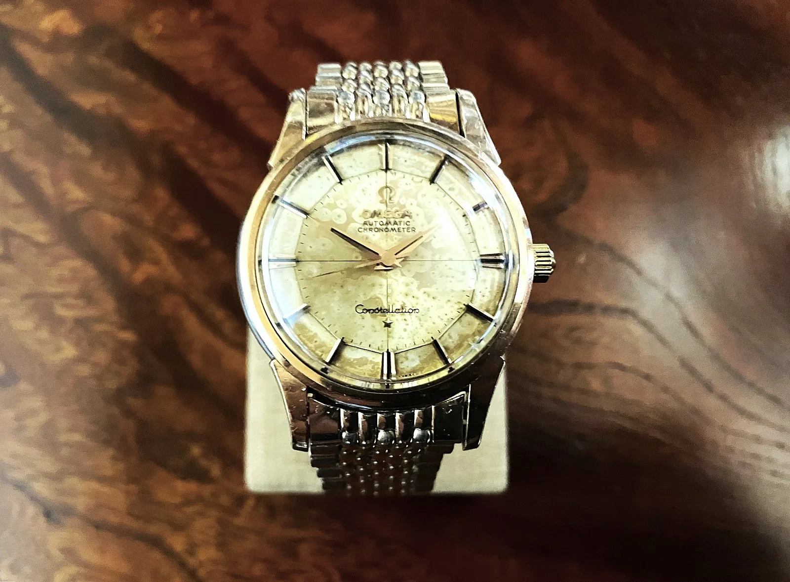 오메가 Constellation Pie-Pan 18K 골드캡 풀셋 1960 사진 1