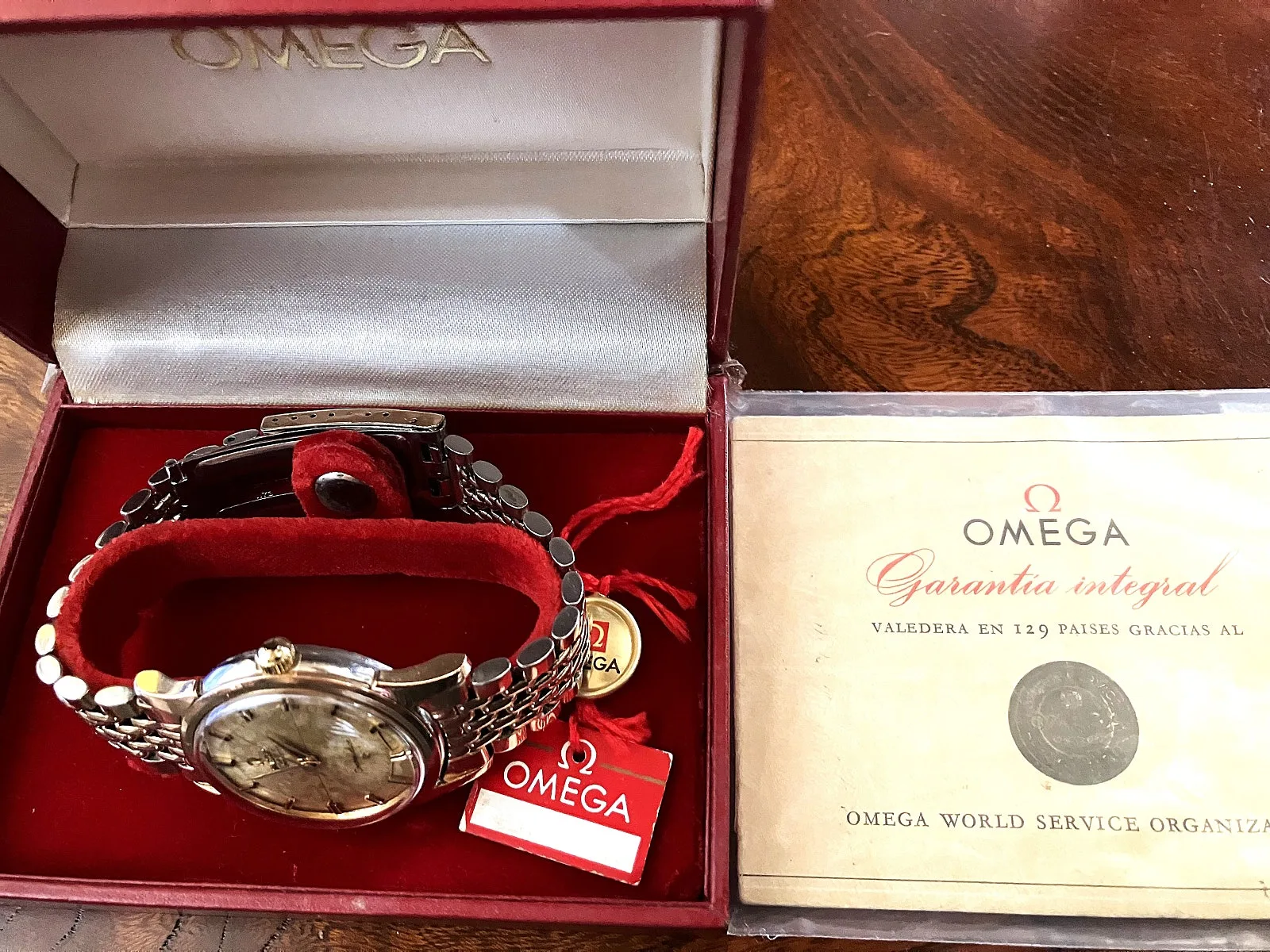 오메가 Constellation Pie-Pan 18K 골드캡 풀셋 1960 사진 5