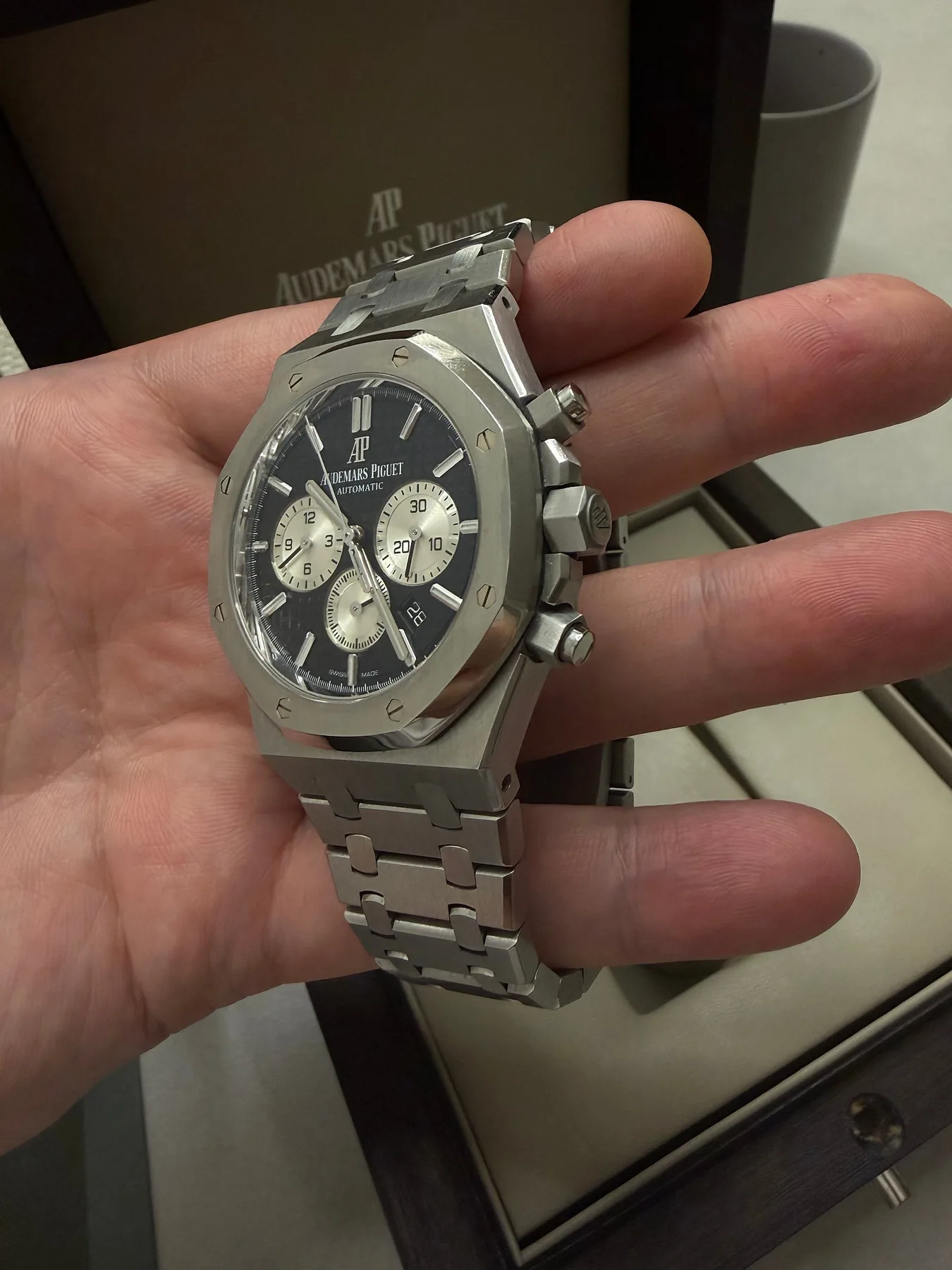 오데마피게 로얄오크 크로노그래프 26331ST 스틸 검판 41mm 2018 사진 7