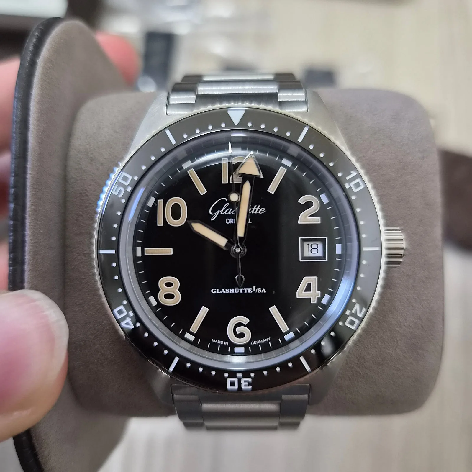 글라슈테오리지날 씨큐 SeaQ 39.5mm 검판 2026 사진 1