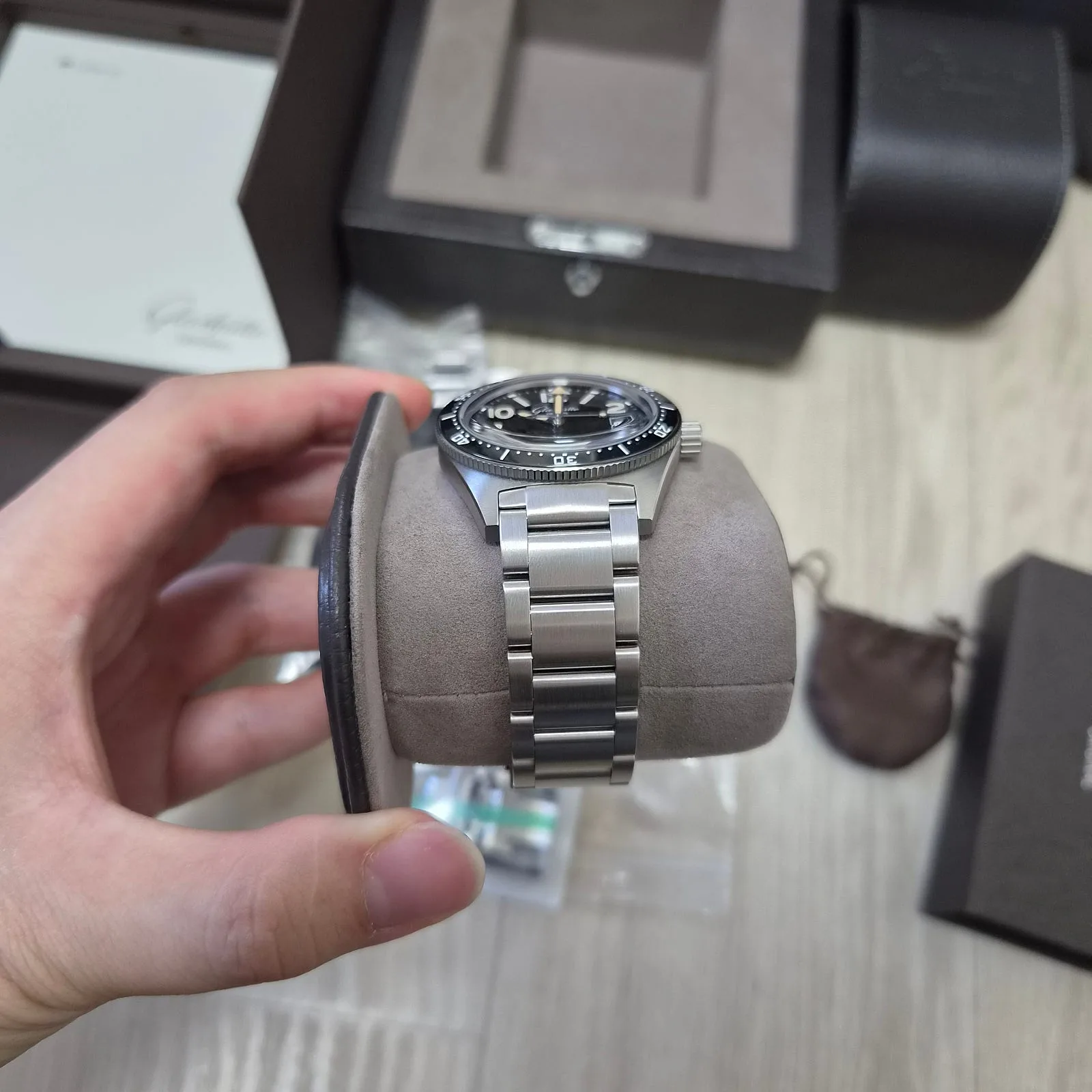글라슈테오리지날 씨큐 SeaQ 39.5mm 검판 2026 사진 7