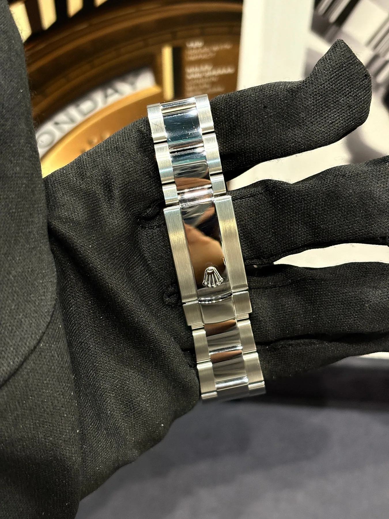 롤렉스 밀가우스 그린 스틸 오이스터 인덱스 40mm 2011 사진 6