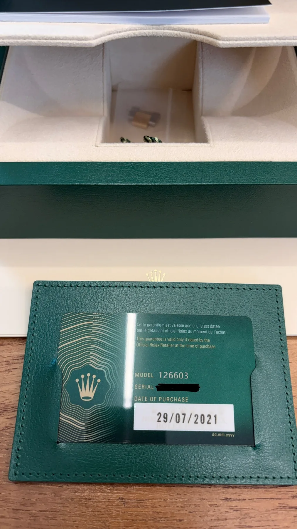 롤렉스 씨드웰러 콤비 116603 2021 사진 6