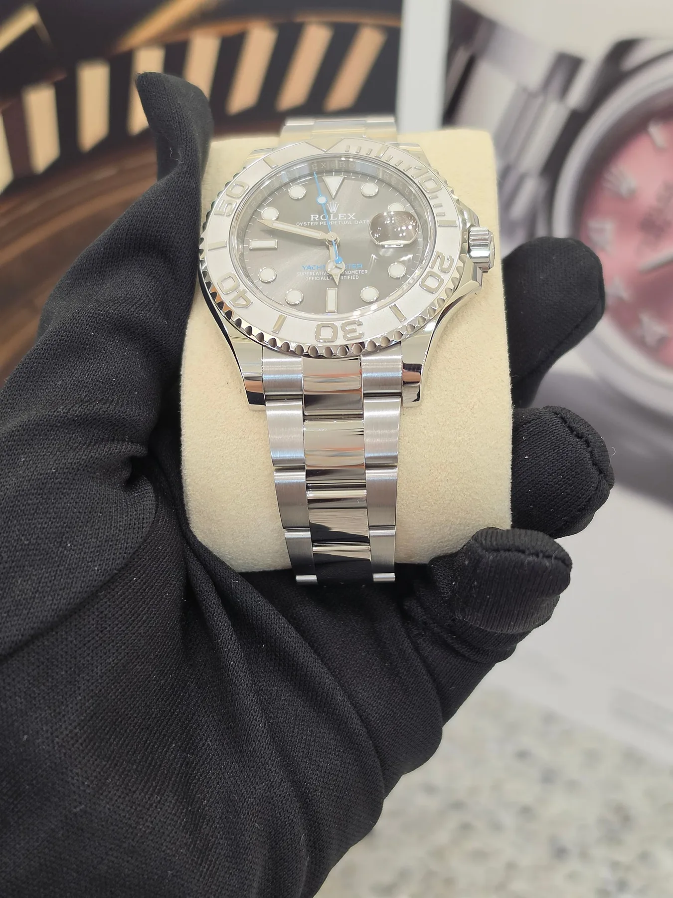 롤렉스 요트마스터 스틸 오이스터 슬레이트 40mm 126622 2020 사진 4
