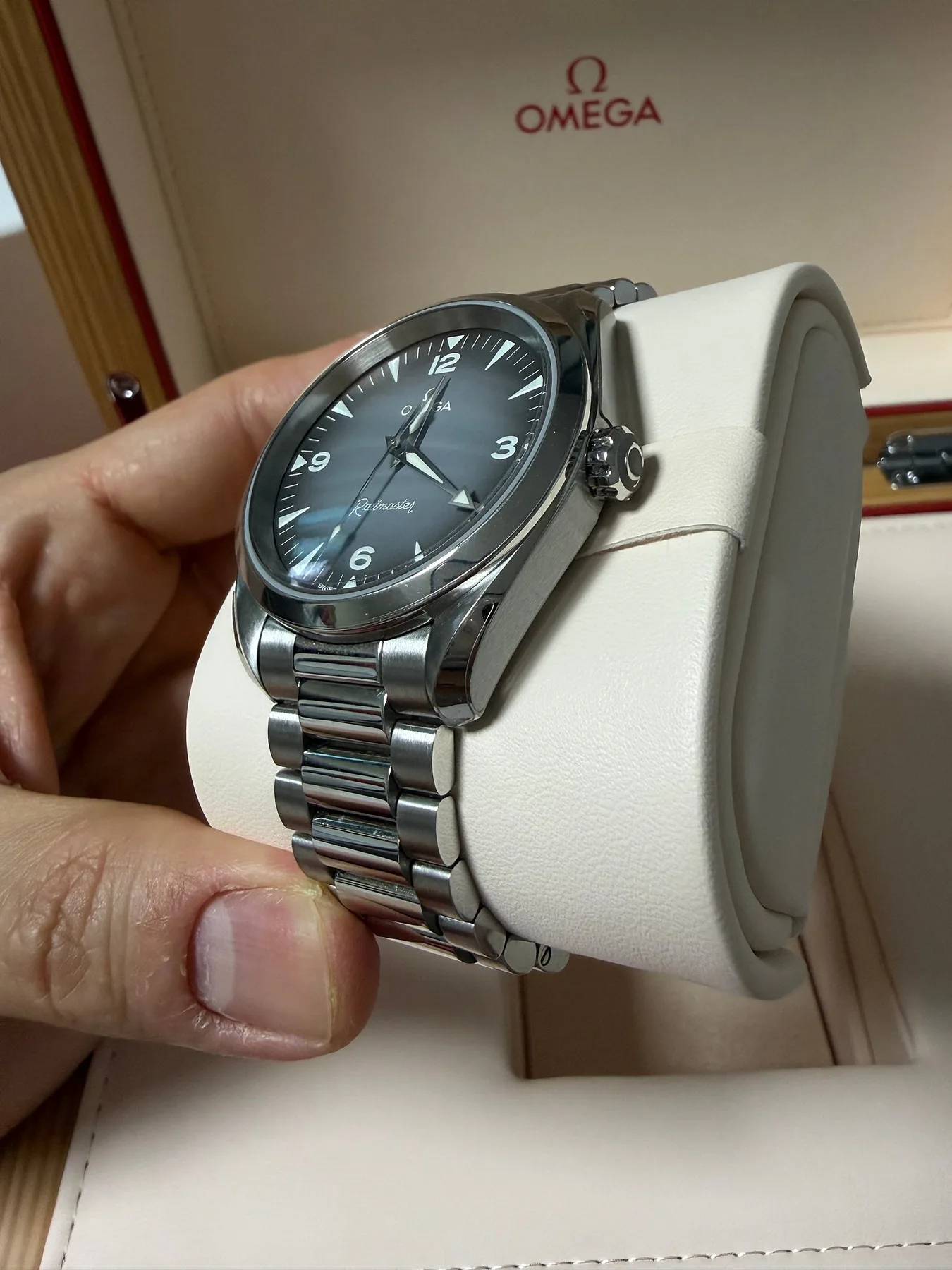 오메가 씨마스터 레일마스터 38mm 2025 사진 3