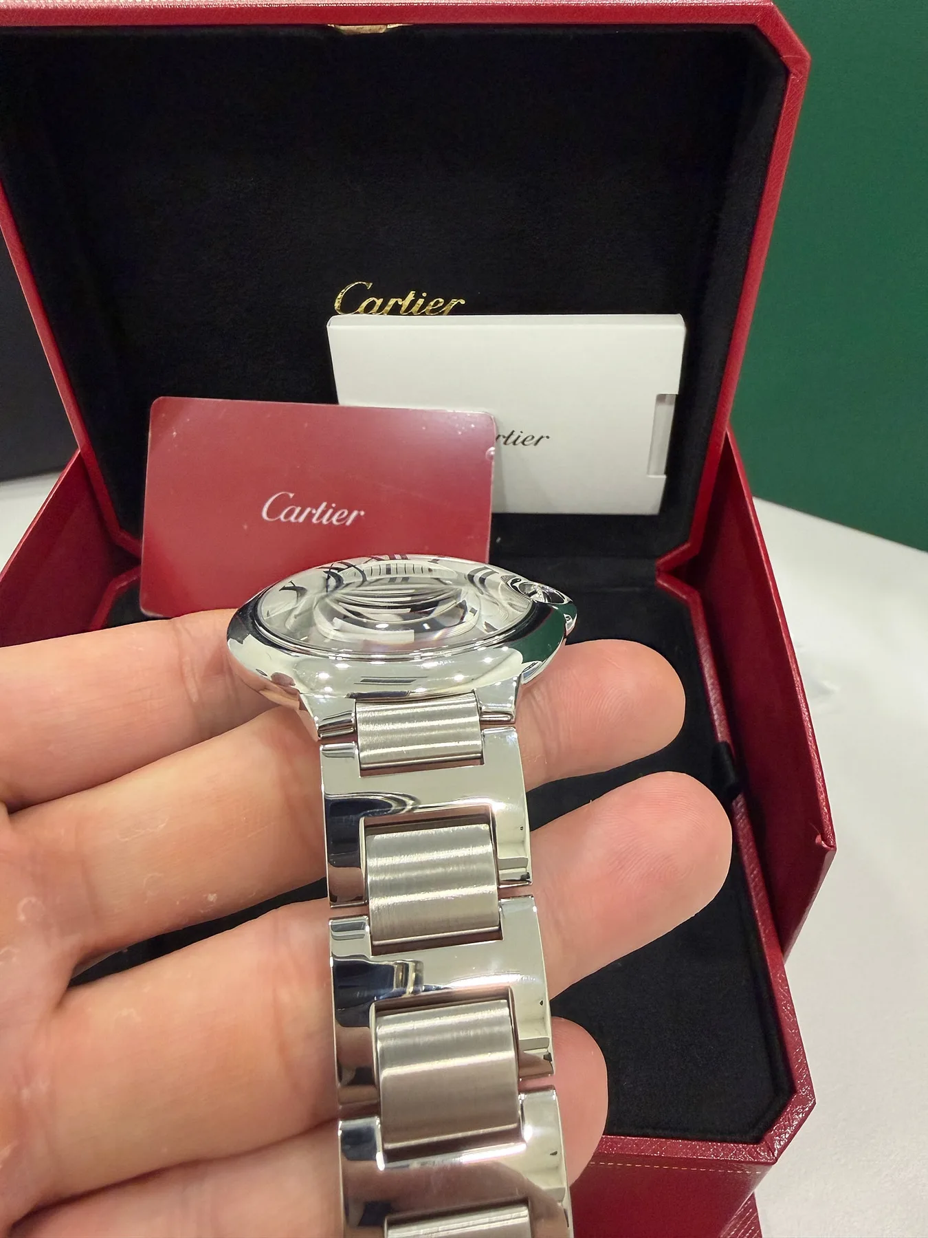 까르띠에 발롱블루 42mm 스틸 2021 사진 4