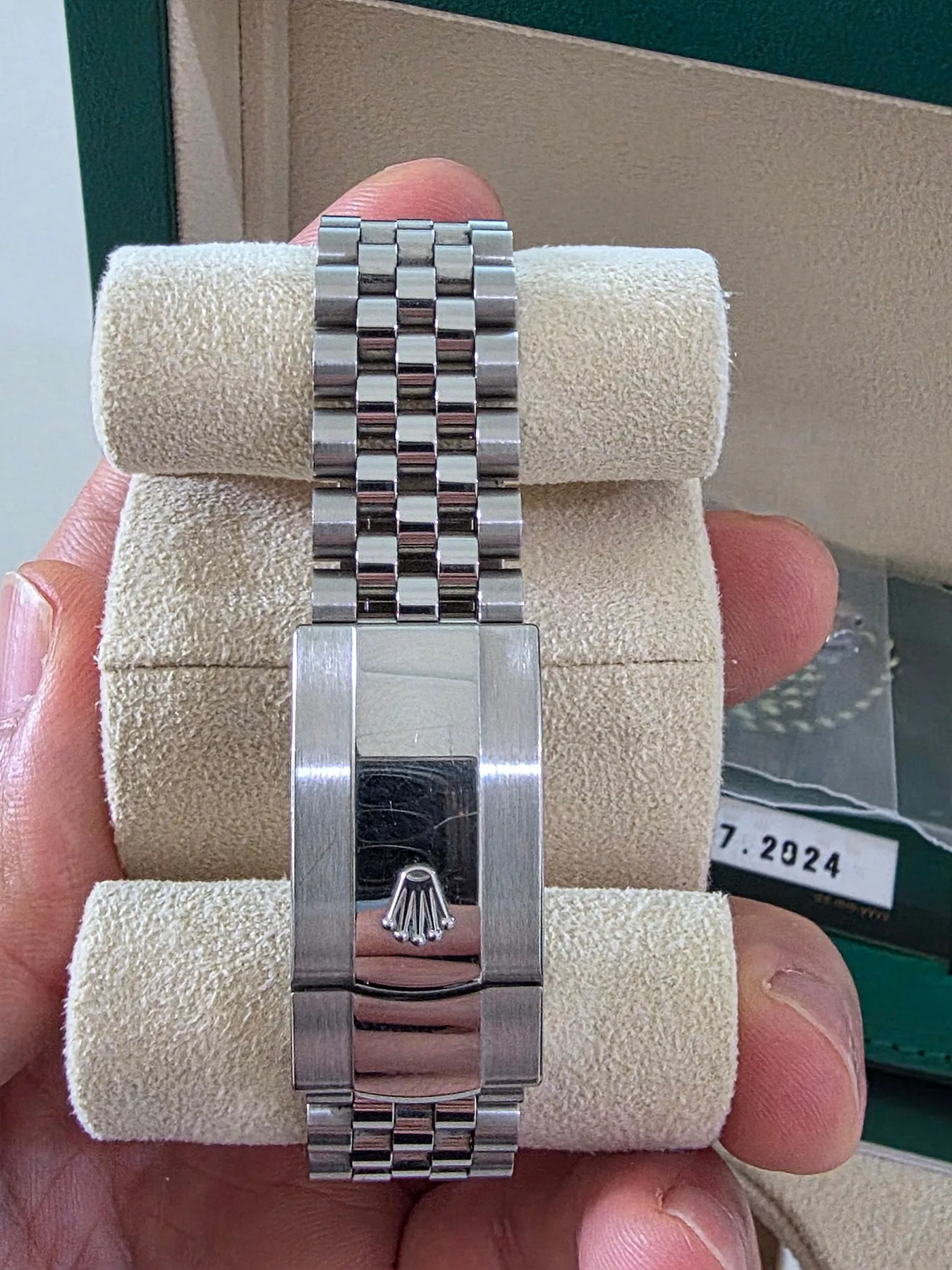 롤렉스 데이져스트 41mm 민트그린 126334 2024 사진 8