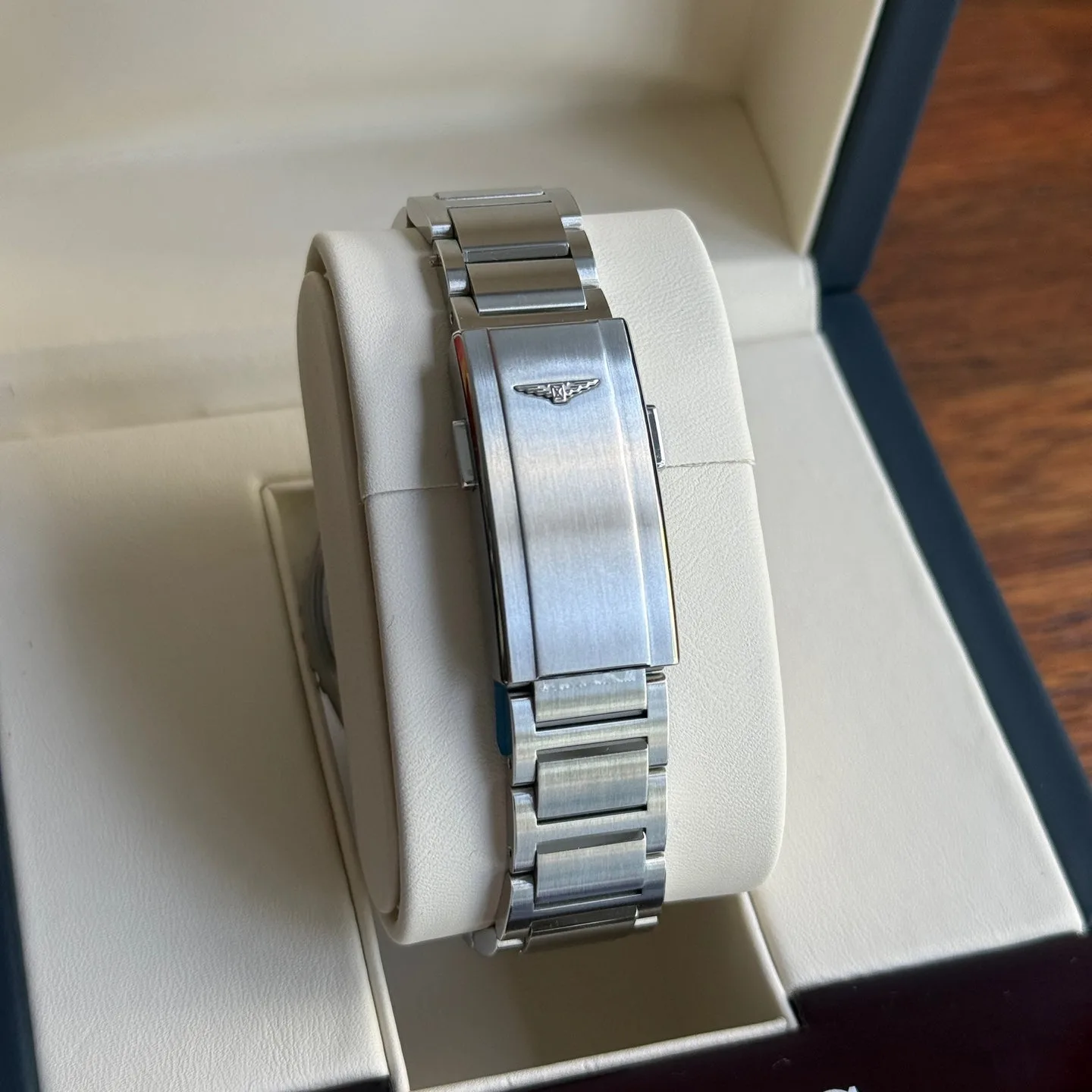 론진 L37904966 하이드로콘퀘스트 GMT 41mm 블루 다이얼 2024 사진 6