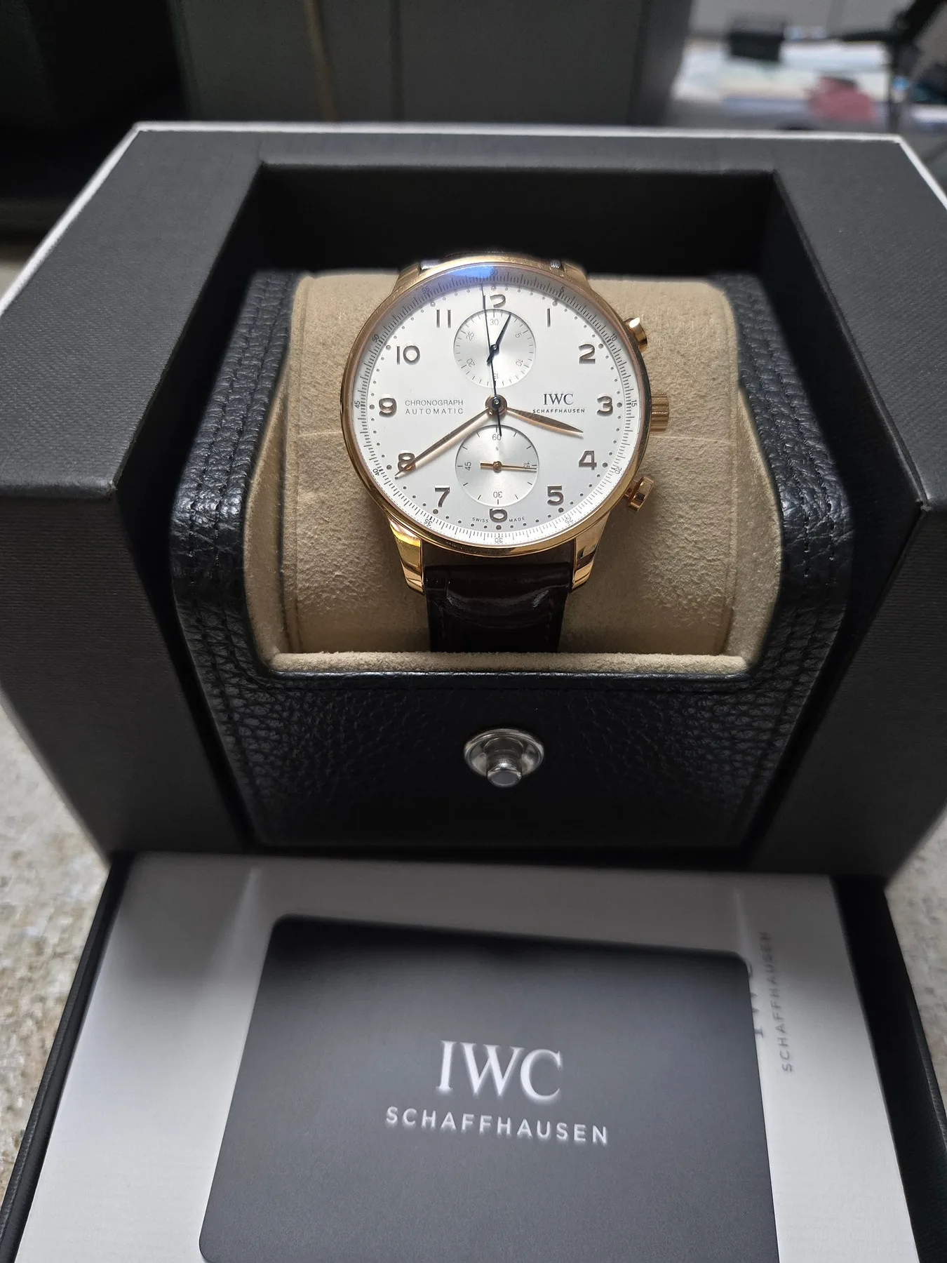 IWC 포르투기저 크로노그래프 로골 금통 2021 사진 4