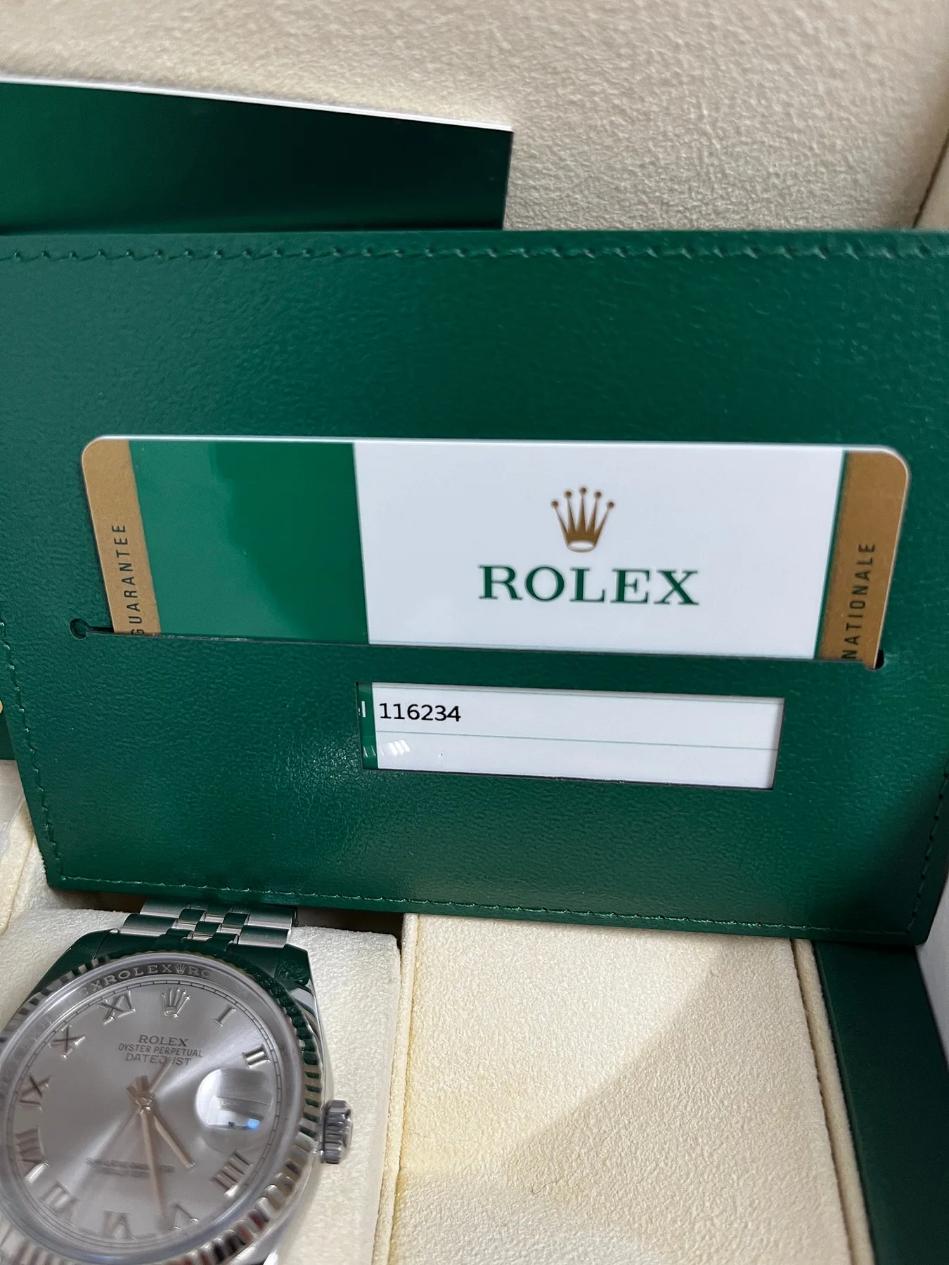 롤렉스 Datejust 116234 36 mm 로듐 로만 2019 사진 6
