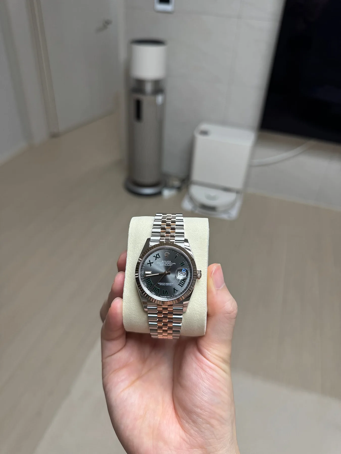 롤렉스 데이저스트 36mm 윔블던 로즈골드 2025 사진 2