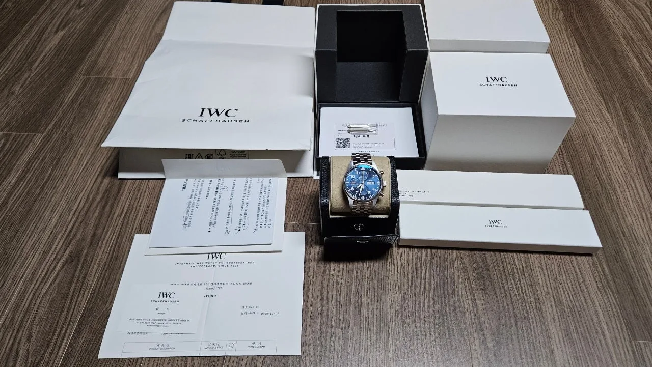 IWC 파일럿 크로노그래프 어린왕자 에디션 IW377717 2020 사진 3
