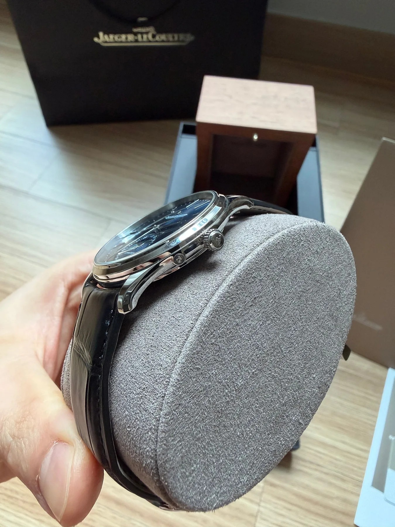 예거르쿨트르 마스터 울트라 씬 문페이즈 39mm 청판 2023 사진 3