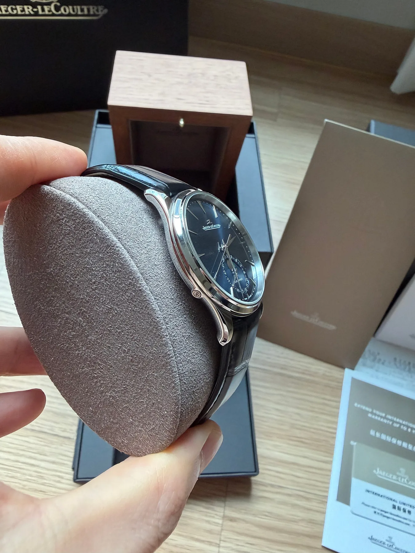 예거르쿨트르 마스터 울트라 씬 문페이즈 39mm 청판 2023 사진 4