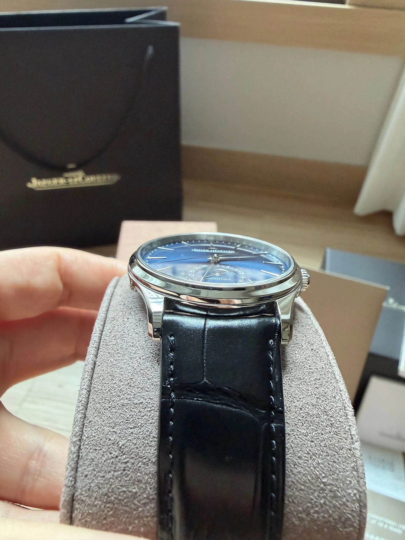 예거르쿨트르 마스터 울트라 씬 문페이즈 39mm 청판 2023 사진 5
