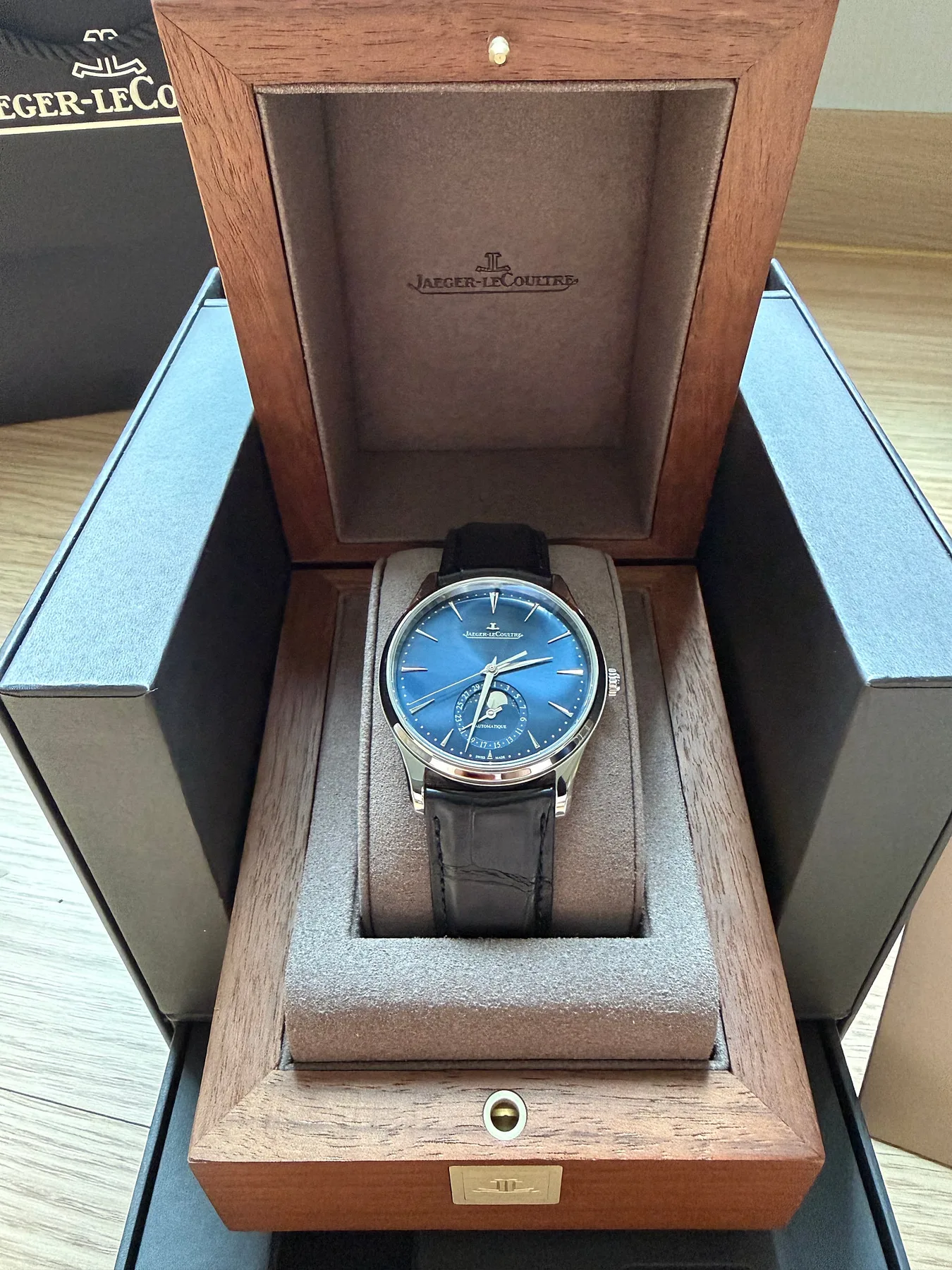 예거르쿨트르 마스터 울트라 씬 문페이즈 39mm 청판 2023 사진 7