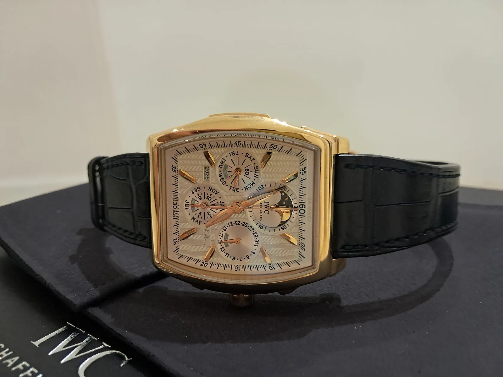 IWC 다빈치 퍼페츄얼캘린더 18k 골드 한정판 2016 사진 7
