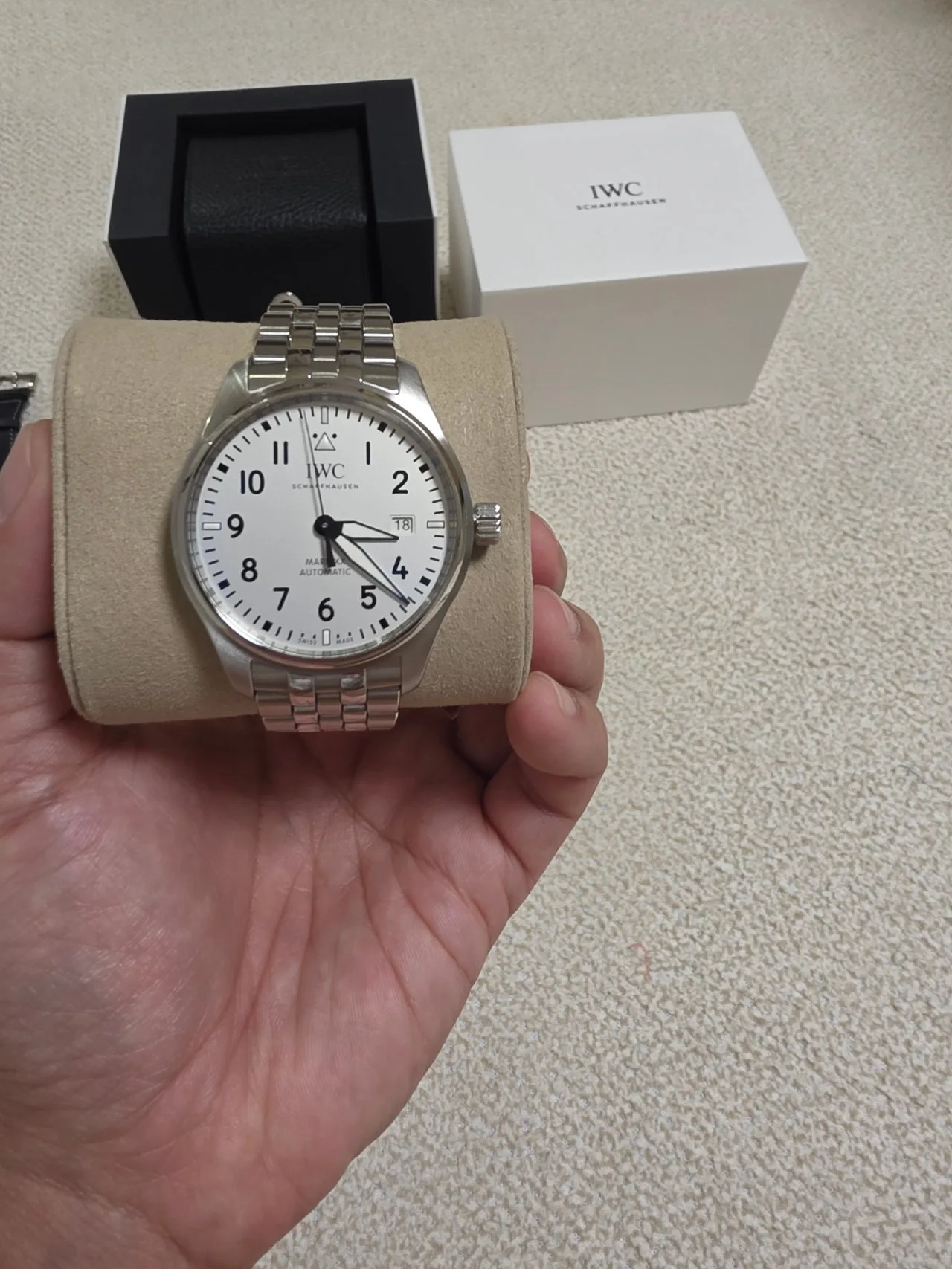 IWC 마크20 화이트 실버 다이얼 2024 사진 2