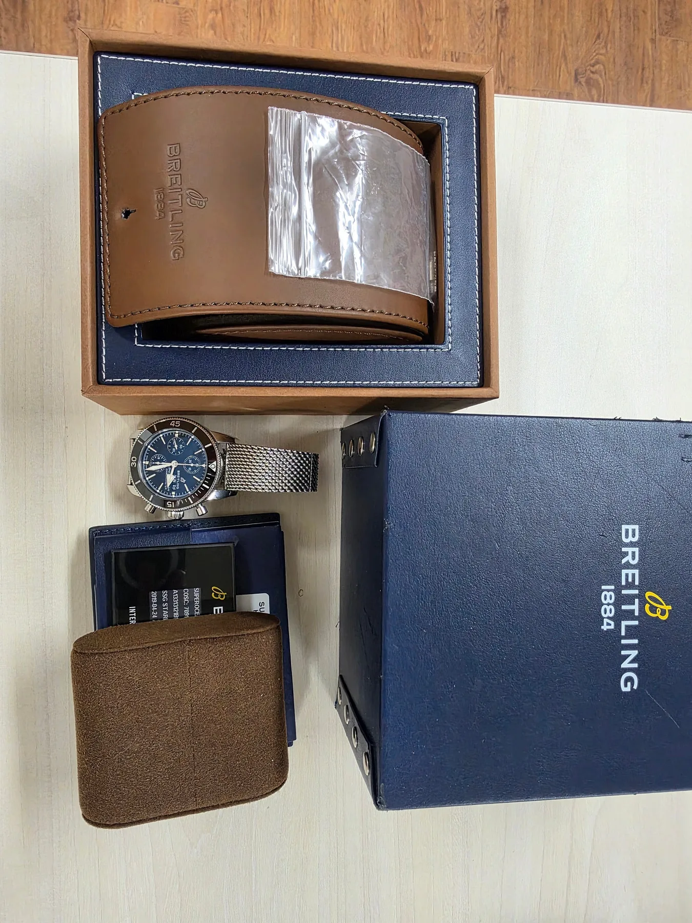 브라이틀링 슈퍼오션 헤리티지 44mm 크로노 2019 사진 1