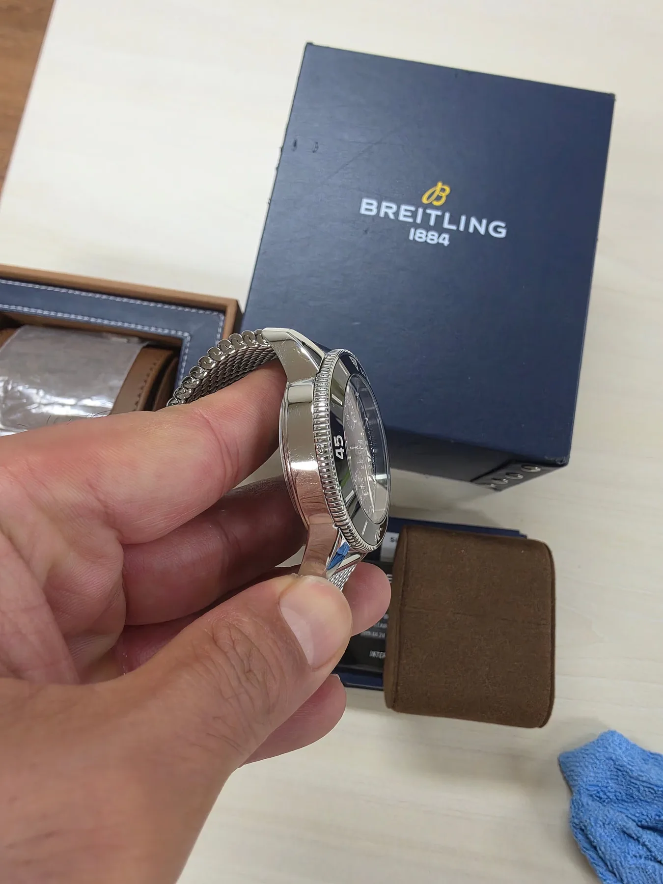 브라이틀링 슈퍼오션 헤리티지 44mm 크로노 2019 사진 5