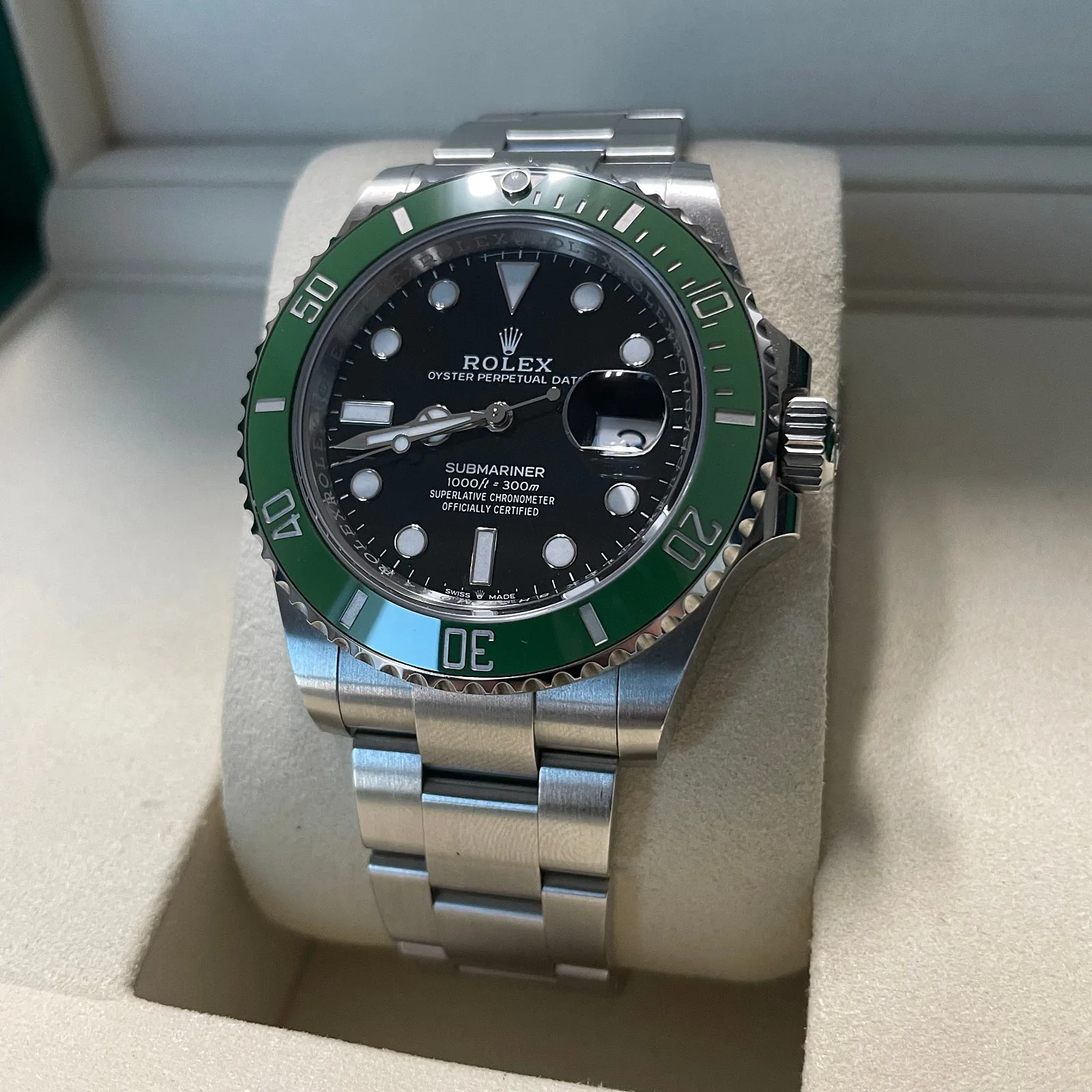 롤렉스 서브마리너 그린 스타벅스 스틸 41mm 신형 2026 사진 2