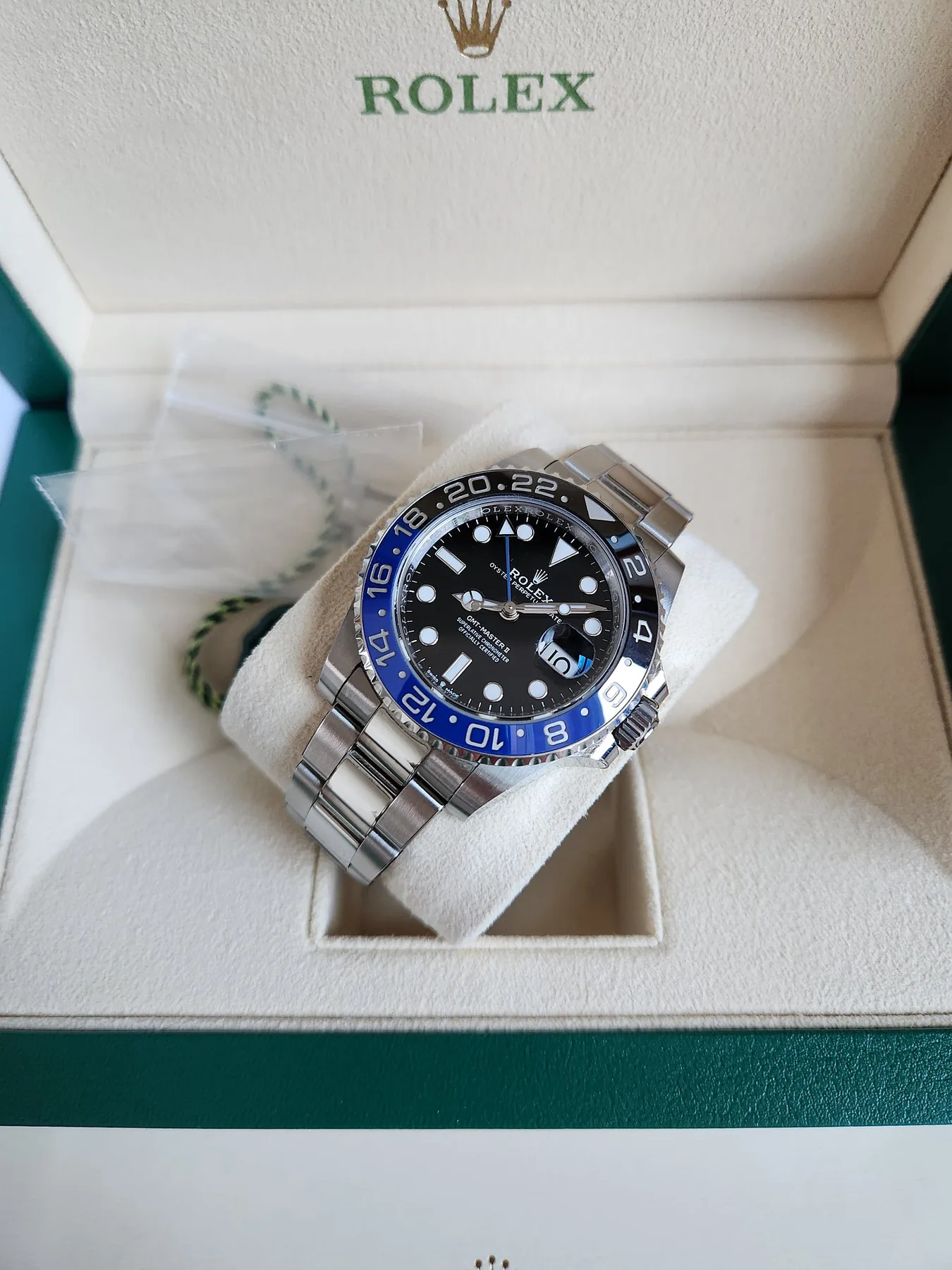 롤렉스 GMT 마스터2 배트맨 126710 오이스터 2022 사진 6