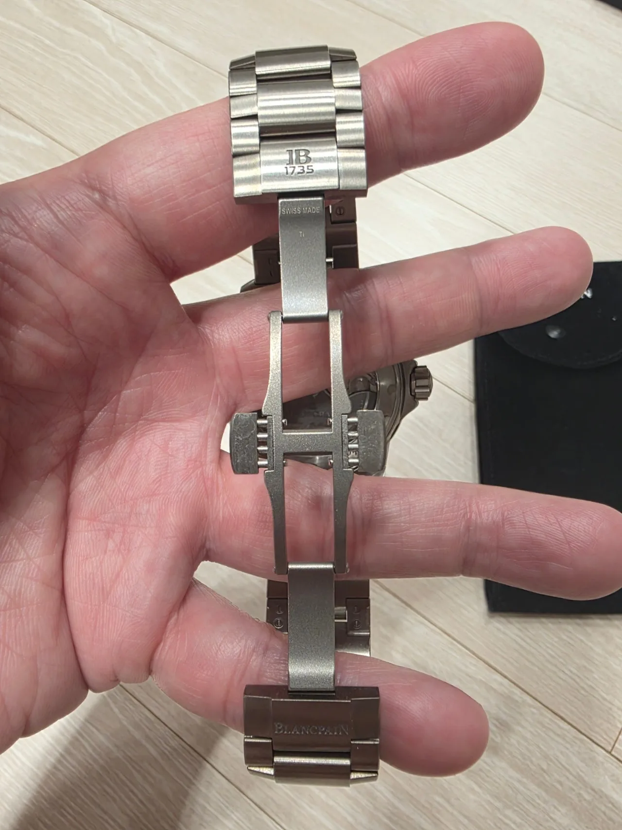 블랑팡 피프티패덤즈 45mm 티타늄 청판 2021 사진 3