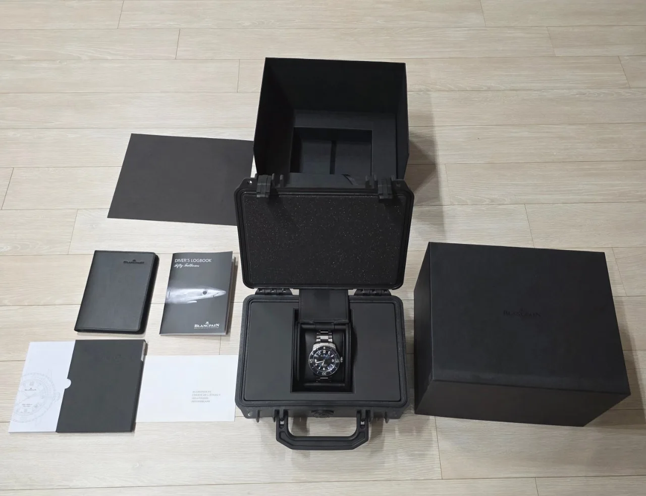 블랑팡 피프티패덤즈 45mm 티타늄 청판 2021 사진 7