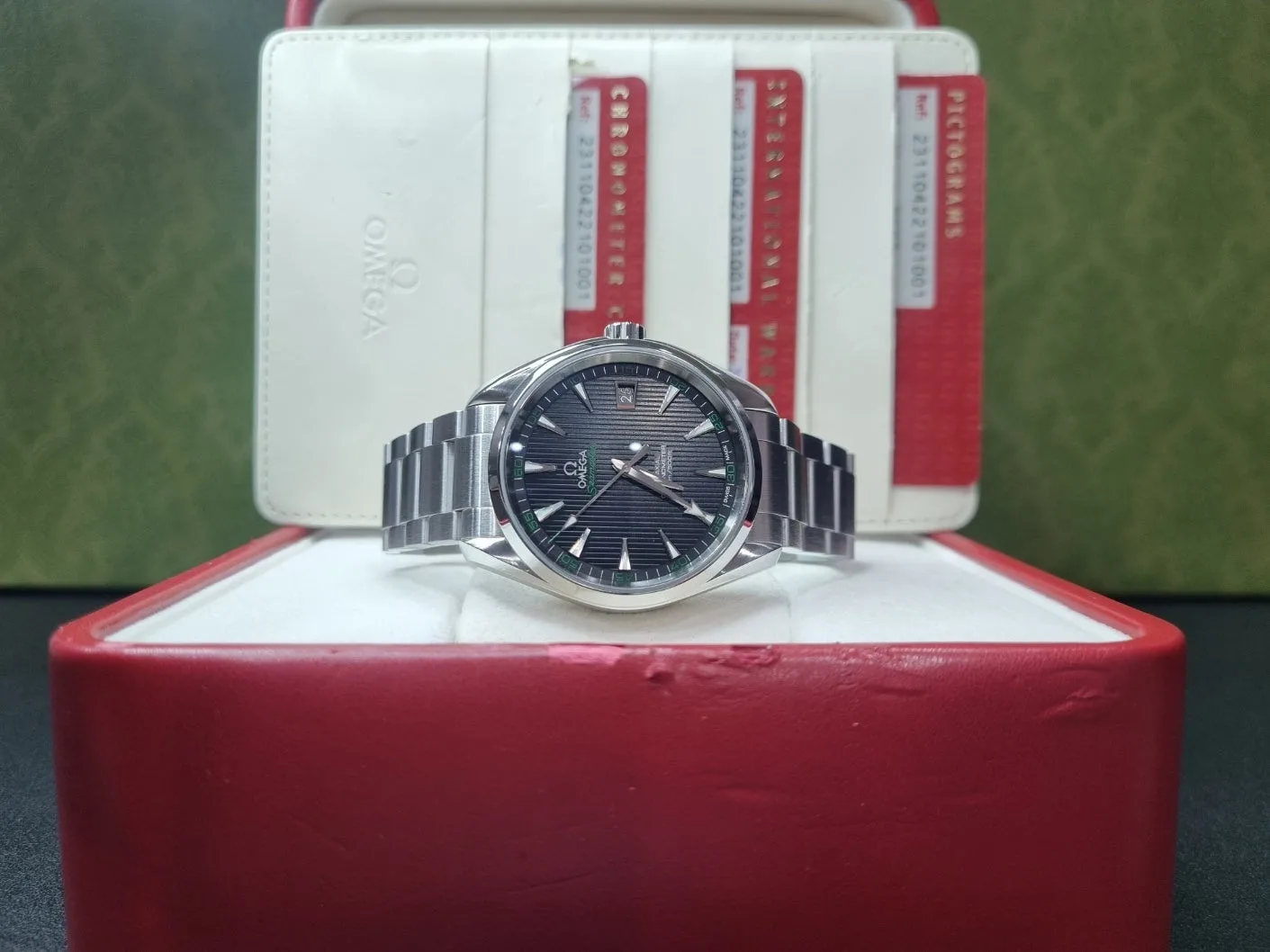 오메가 씨마스터 아쿠아테라 41mm 검판 오토매틱 2013 사진 1