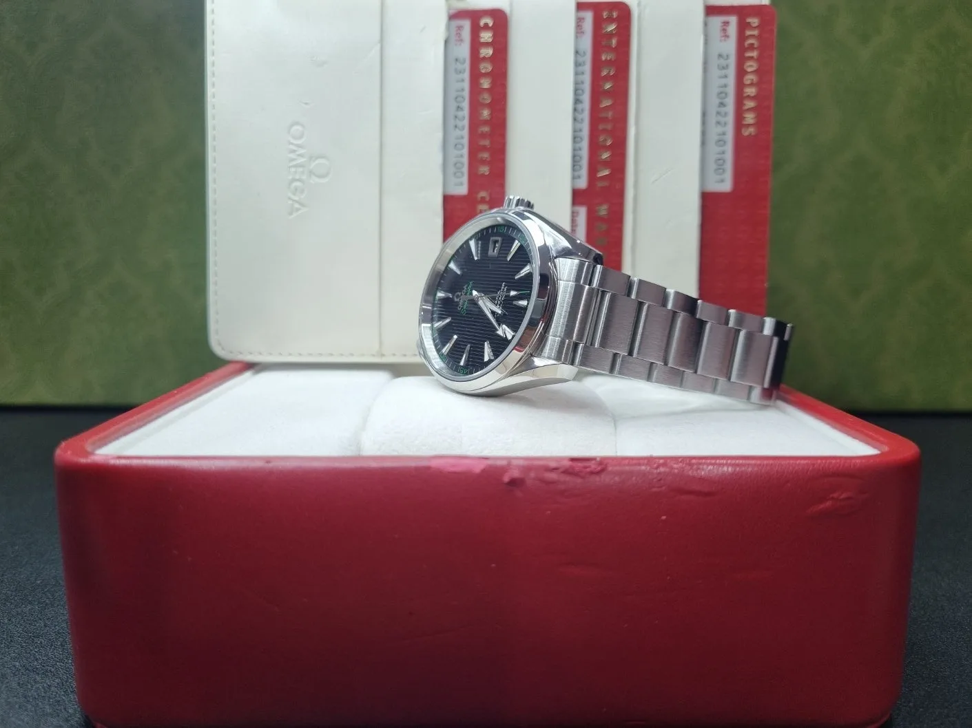오메가 씨마스터 아쿠아테라 41mm 검판 오토매틱 2013 사진 2