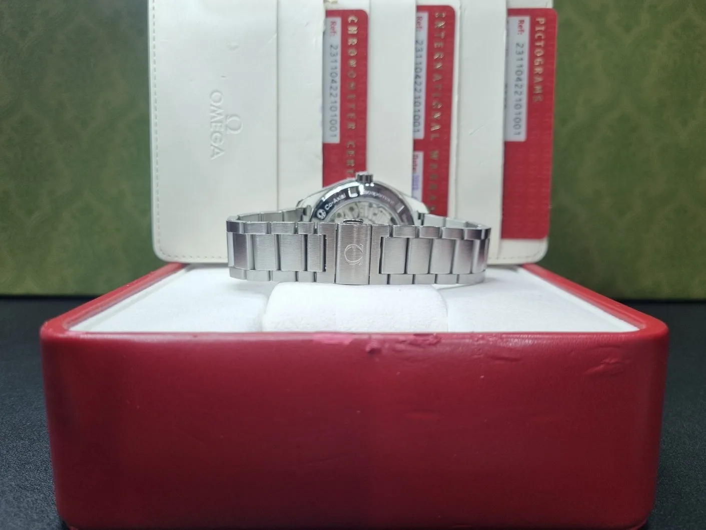오메가 씨마스터 아쿠아테라 41mm 검판 오토매틱 2013 사진 4