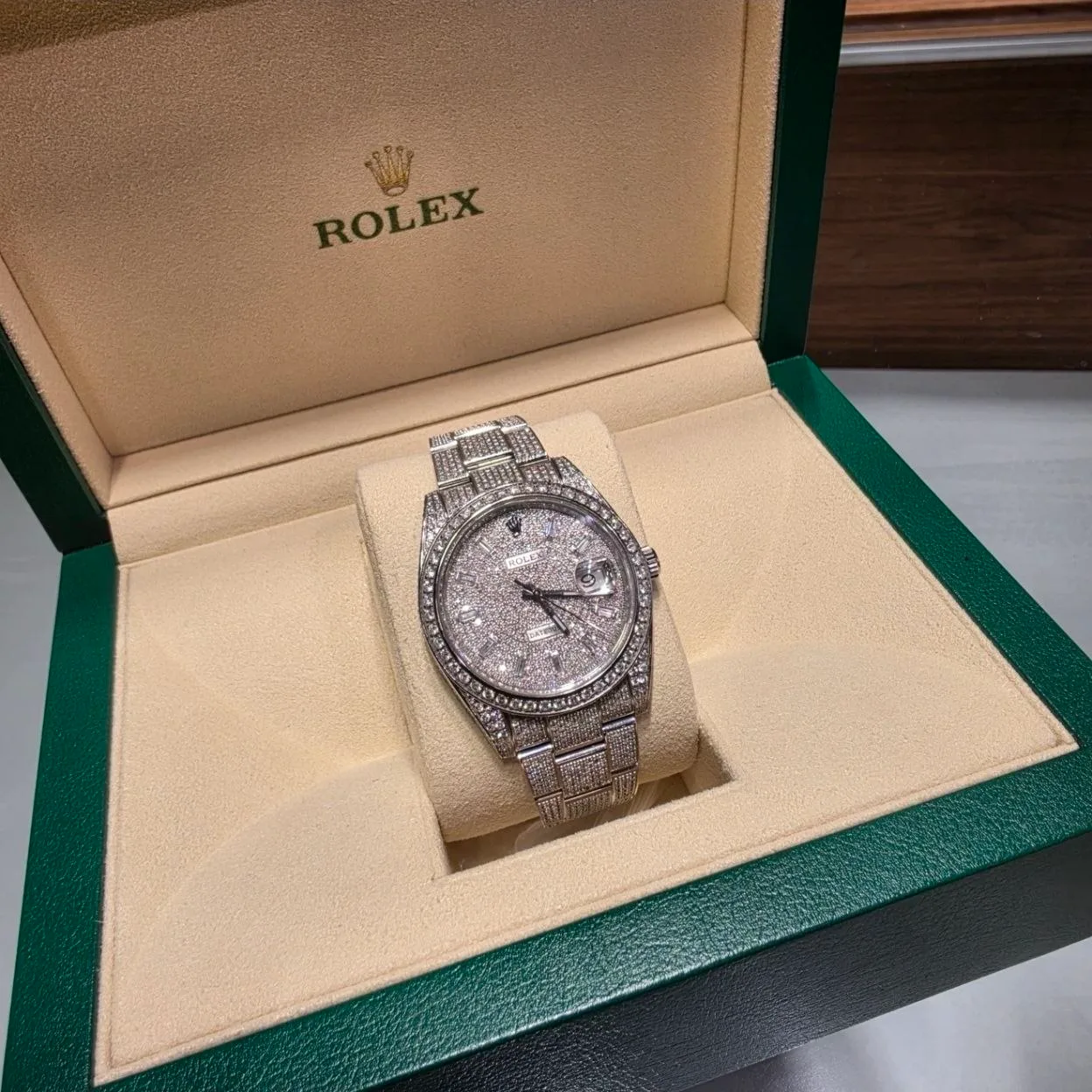 롤렉스 데이저스트 41mm 다이아 풀파베 세팅 2023 사진 5
