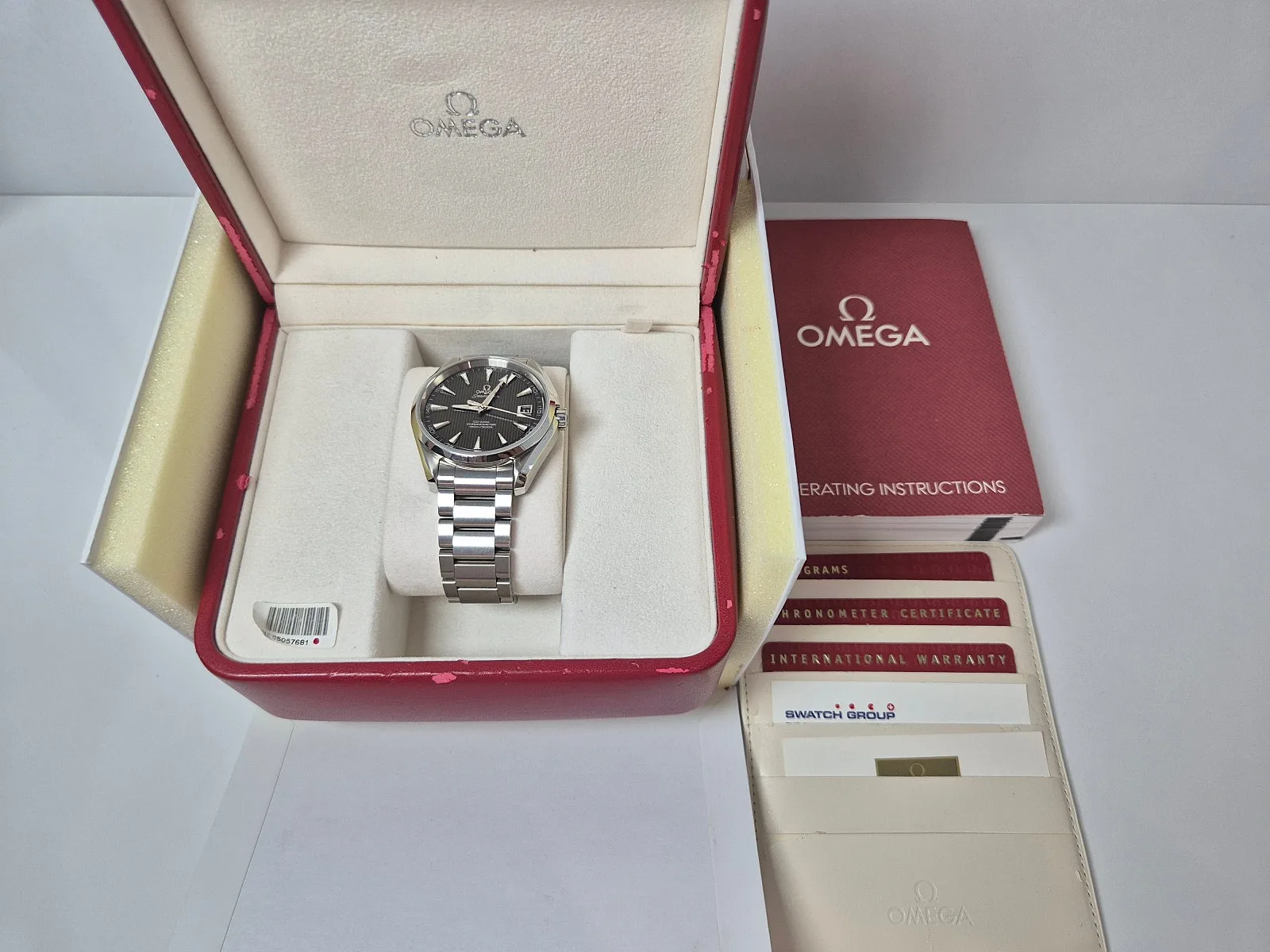 오메가 아쿠아테라 41mm 그레이 오토매틱 2012 사진 5