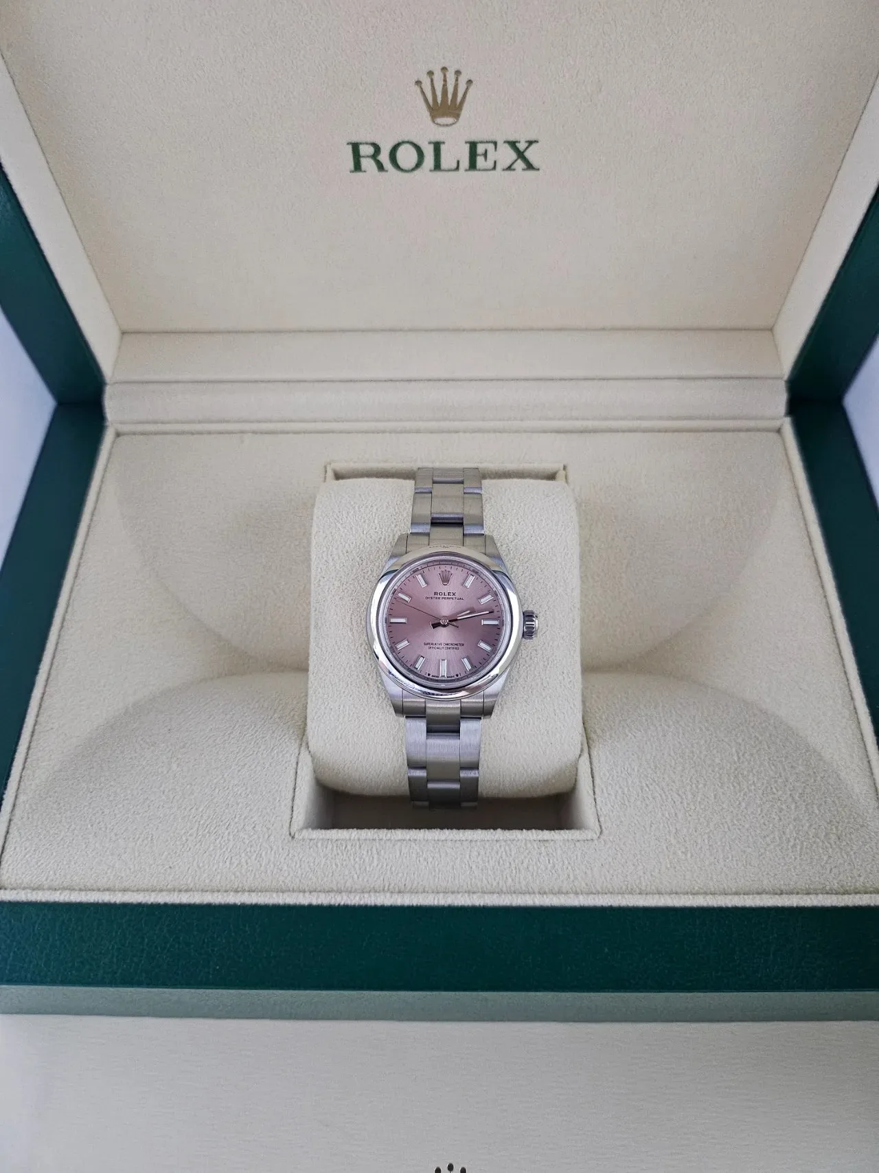 롤렉스 276200 오이스터 퍼페츄얼 28mm 핑크다이얼 2022 사진 7