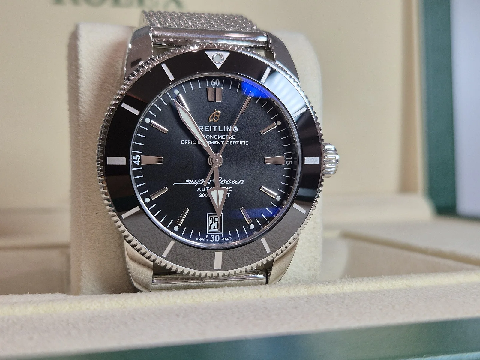 브라이틀링 슈퍼오션 헤리티지2 검판 42mm 2021 사진 2