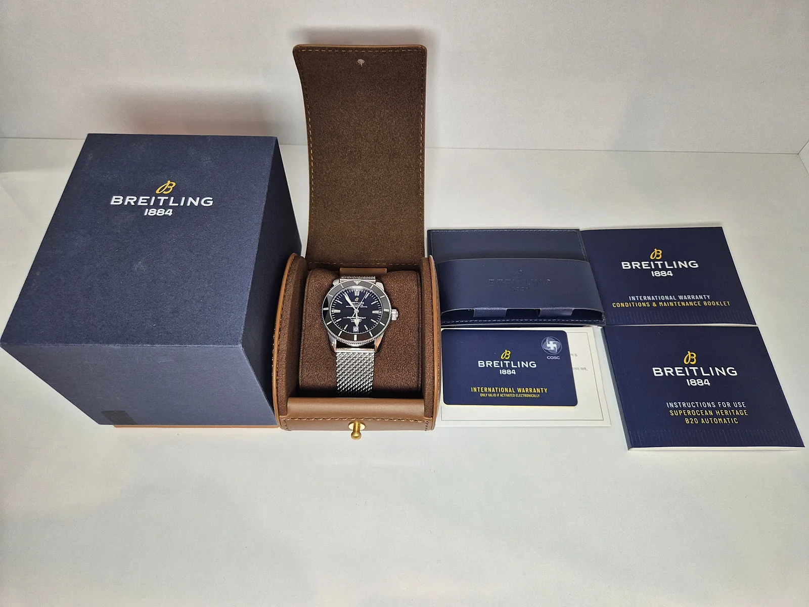 브라이틀링 슈퍼오션 헤리티지2 검판 42mm 2021 사진 5