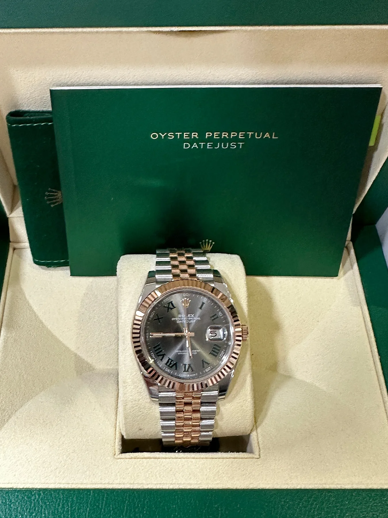 롤렉스 데이저스트 41mm 윔블던 로즈골드 콤비 2019 사진 7