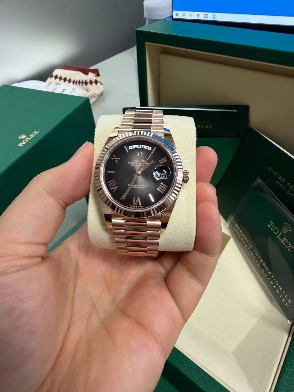 롤렉스 데이데이트 슬레이트 228235 2026 사진 2