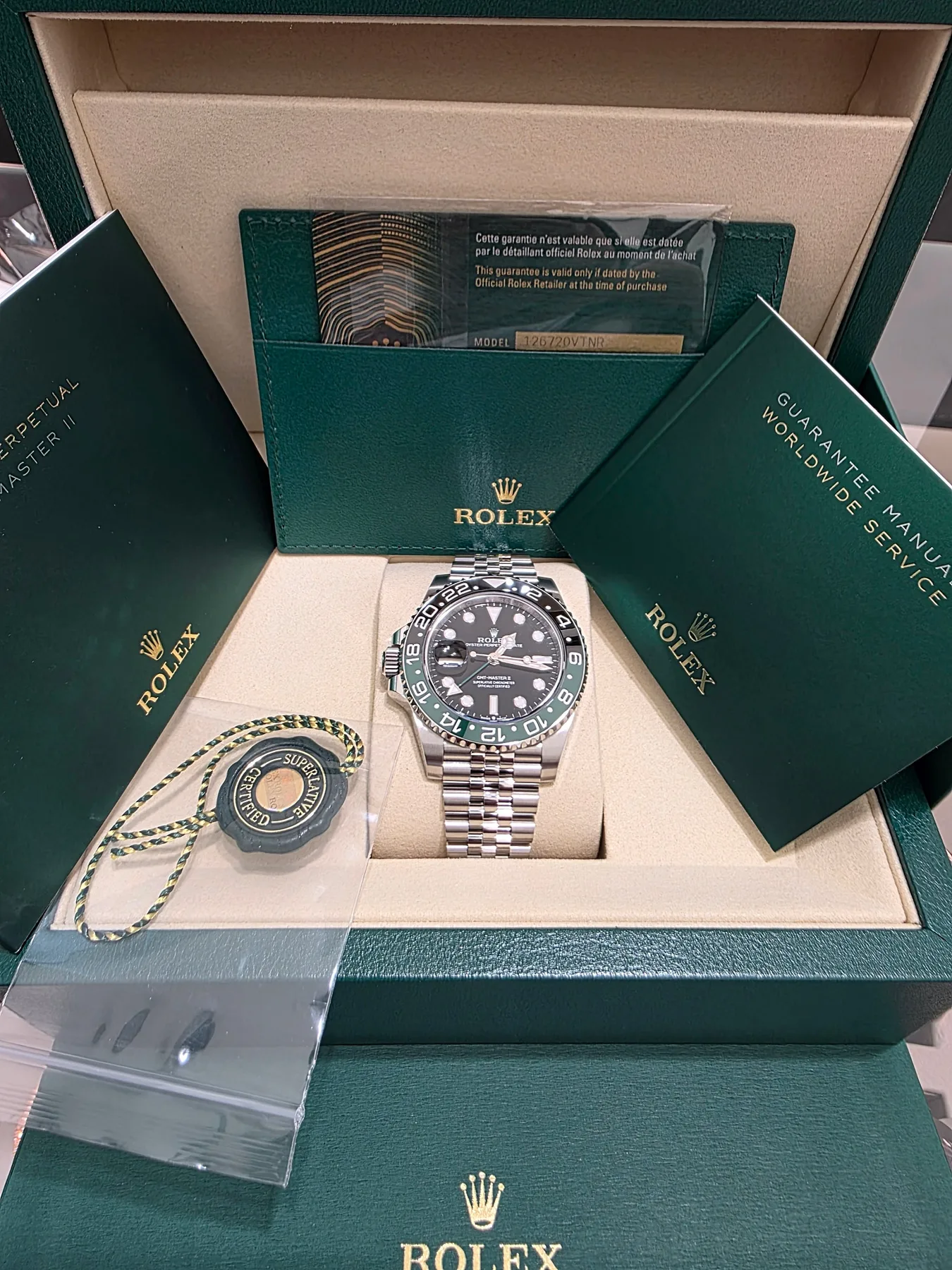 롤렉스 GMT Master 2 스프라이트 126720VTNR 2026 사진 7