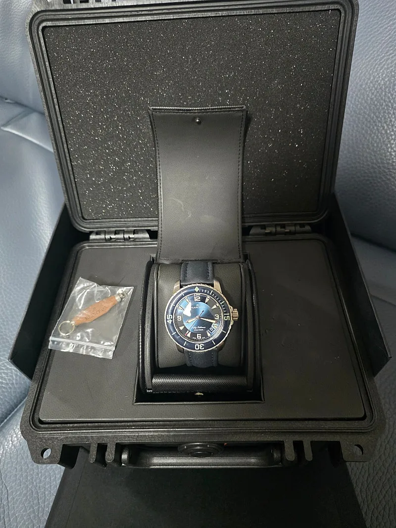 블랑팡 피프티패덤즈 45MM 티타늄 청판 2021 사진 5