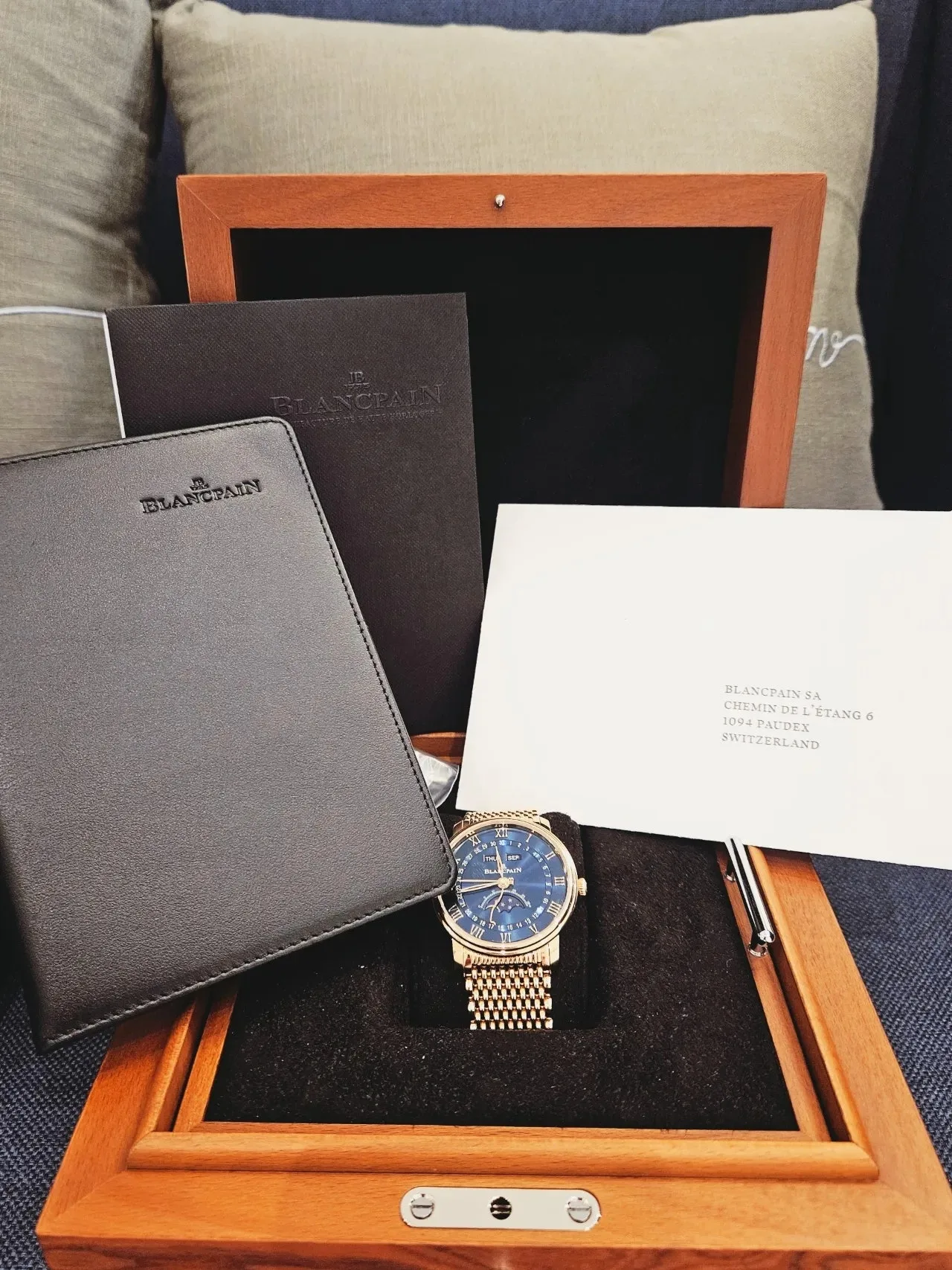 블랑팡 Villeret Quantième Complet 6654 3640 MMB 2023 사진 2