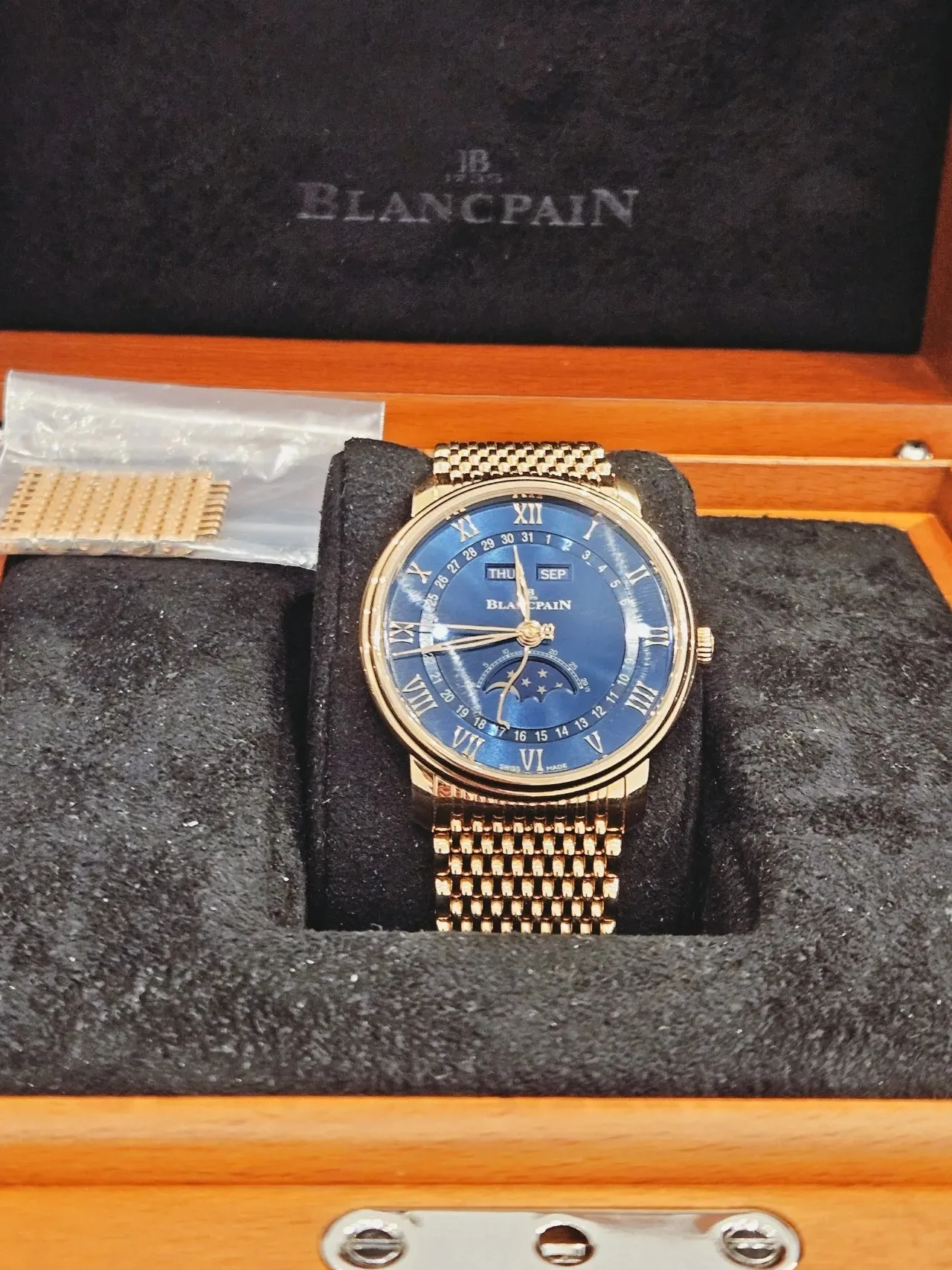 블랑팡 Villeret Quantième Complet 6654 3640 MMB 2023 사진 5