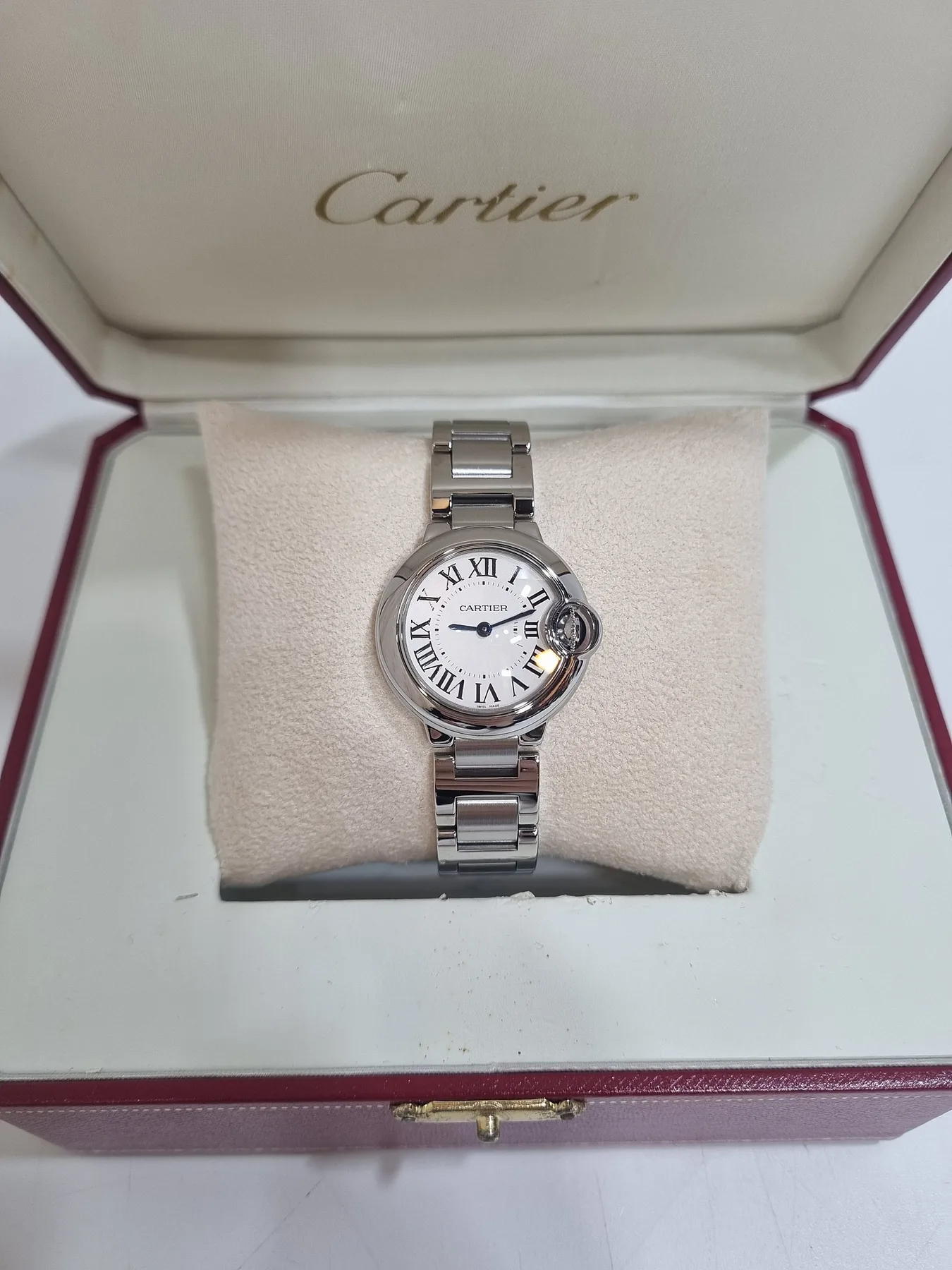 까르띠에 발롱블루 28MM 쿼츠 스틸 W69010Z4 2013 사진 1