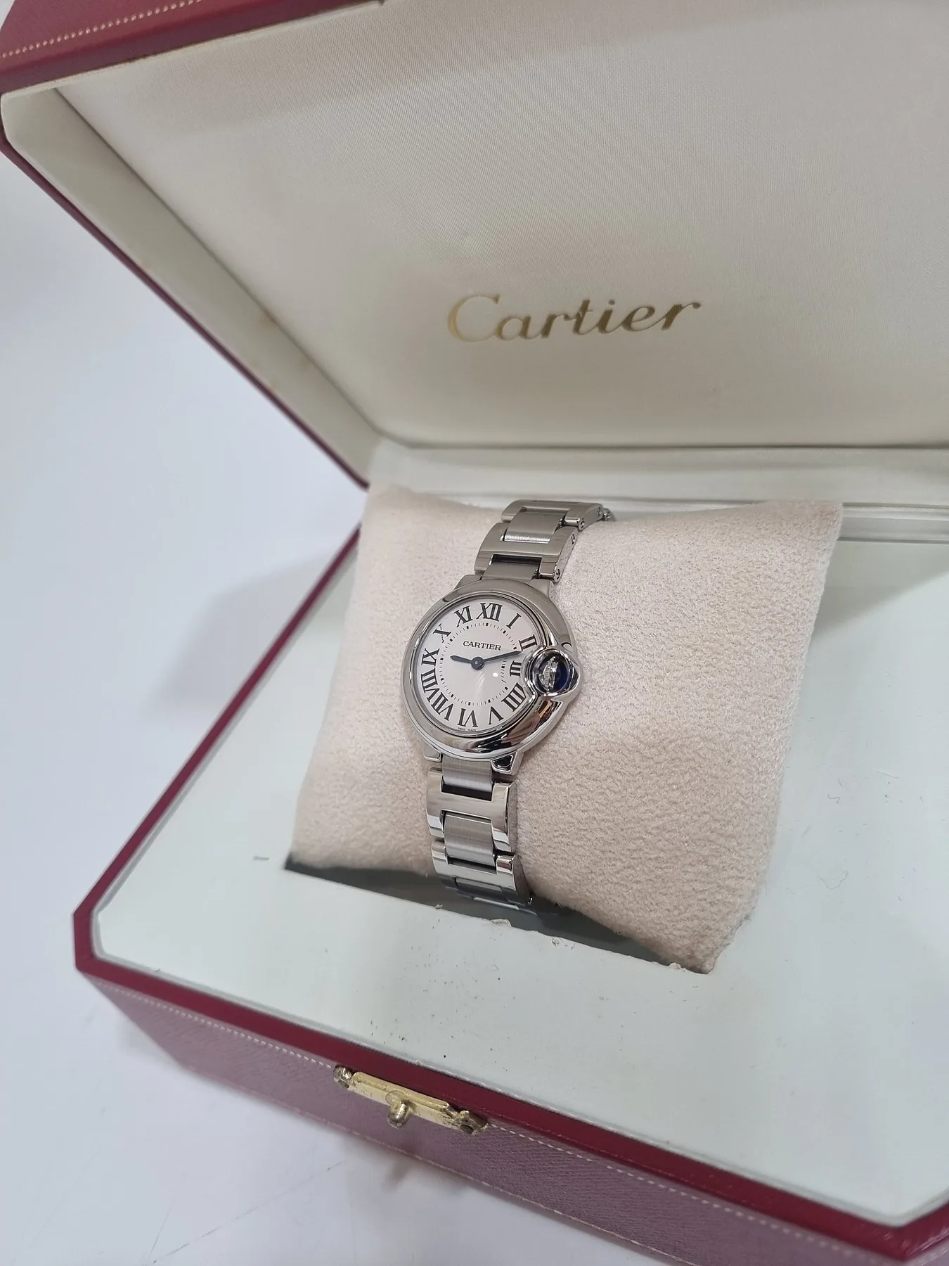 까르띠에 발롱블루 28MM 쿼츠 스틸 W69010Z4 2013 사진 3